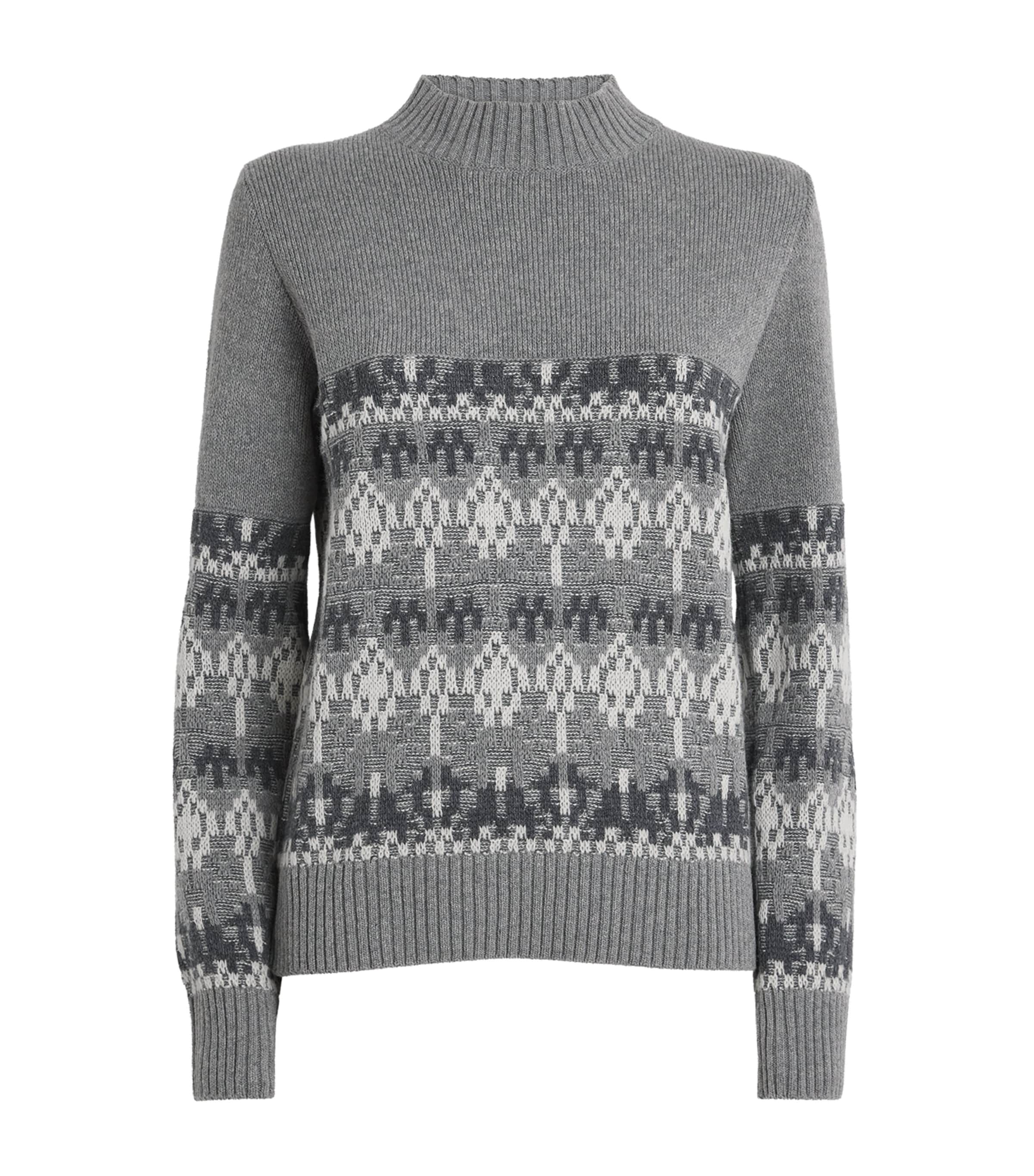 Falke Lambswool-blend Jacquard Sweater In Multi