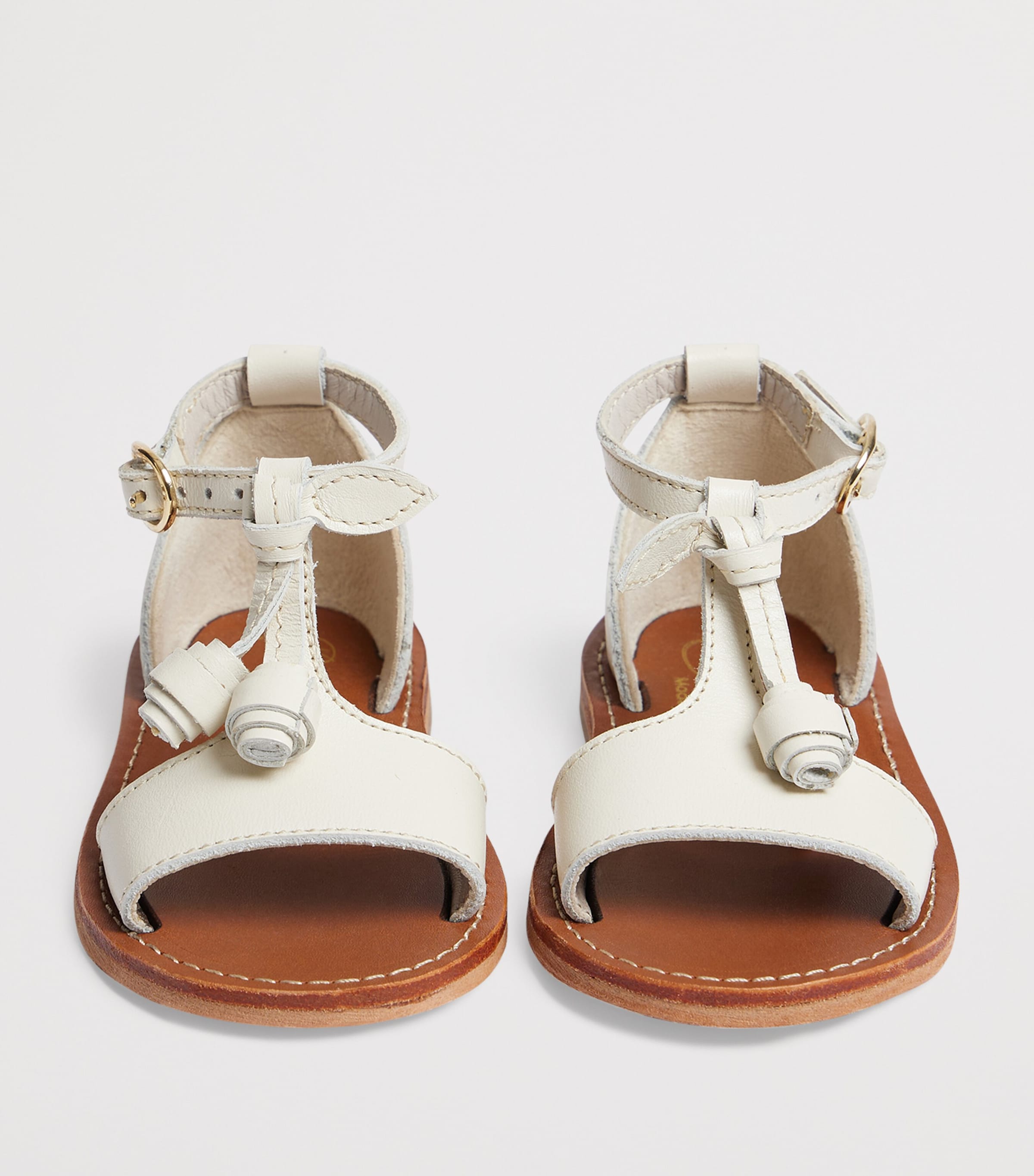 Leather Elmas Sandals BLANC LAIT Image 3