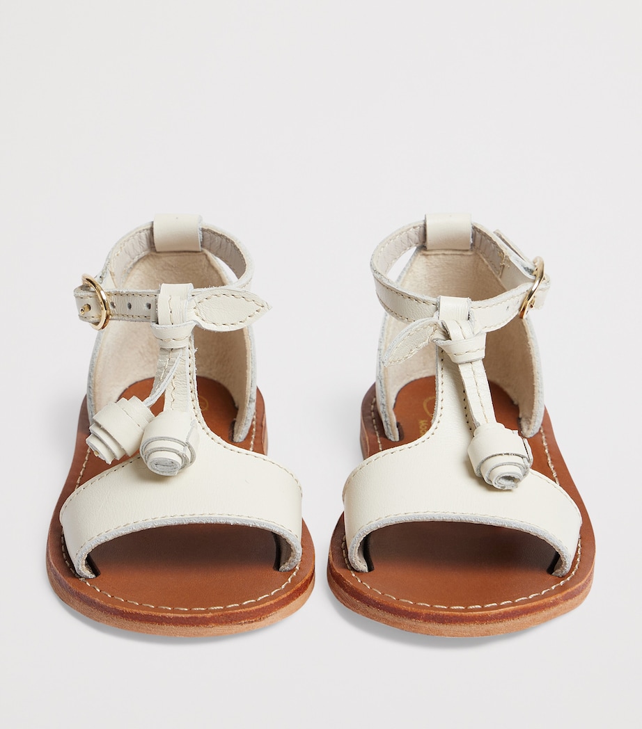 Leather Elmas Sandals BLANC LAIT Image 3