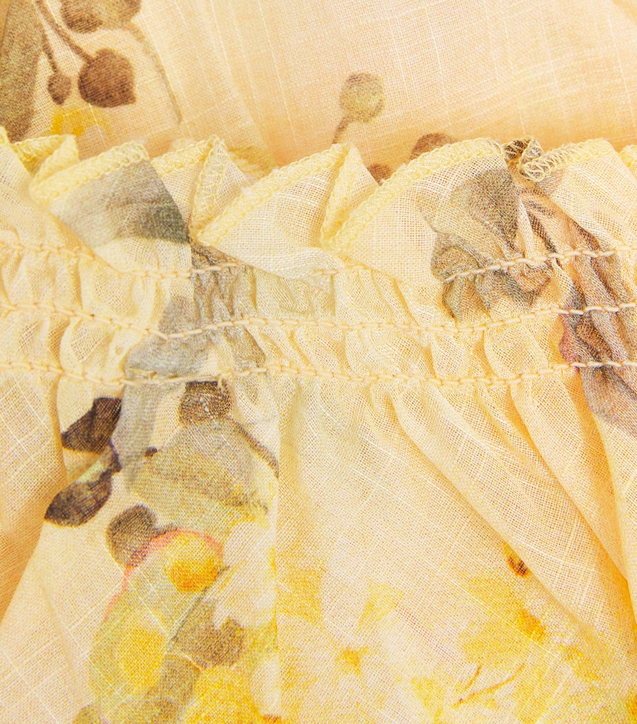 Cotton Cascadian Bloomers (12-24 Months) YELLOW FLORAL Image 3