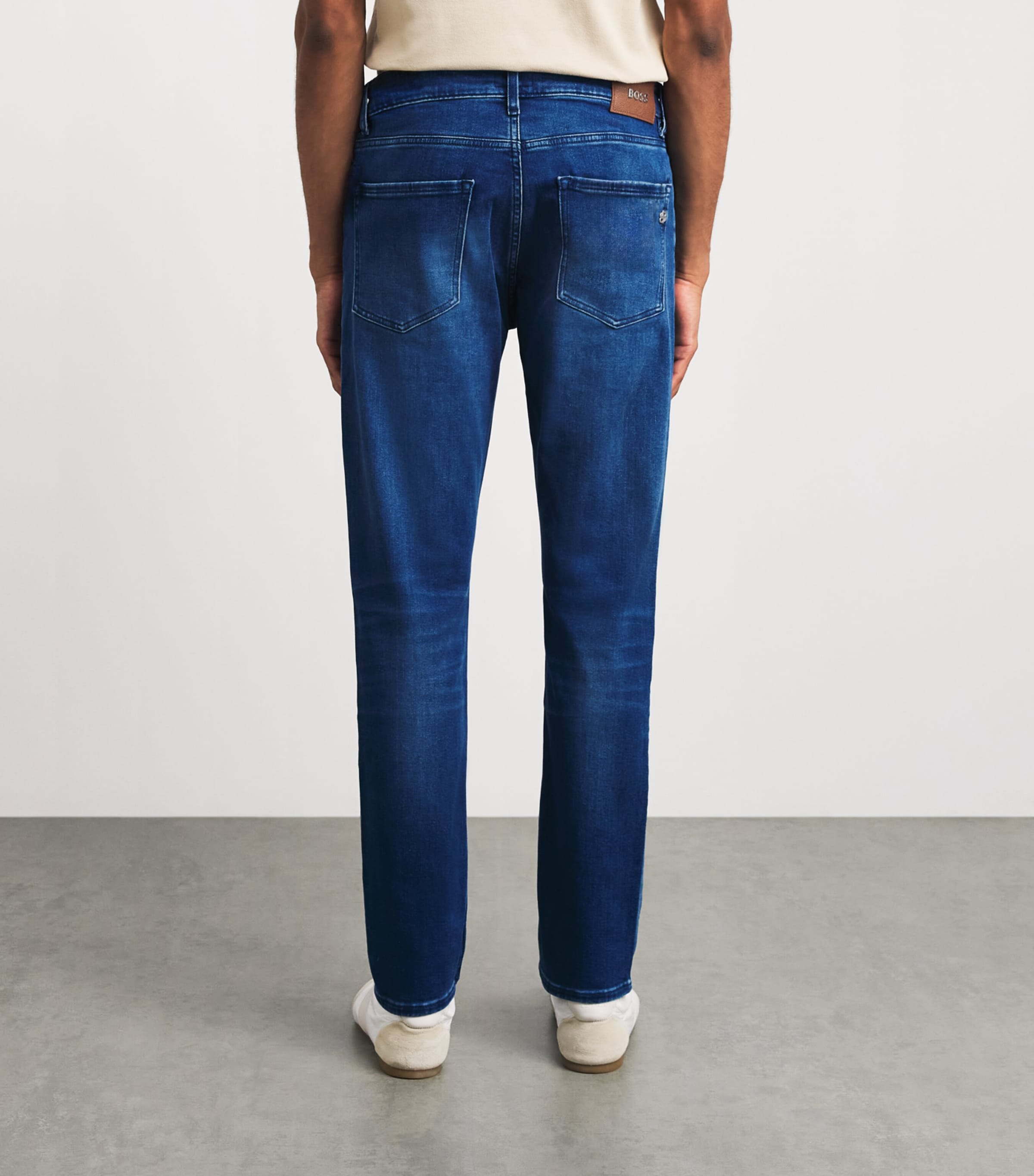 BOSS Mens Delaware Slim Jeans Medium Blue Image 5