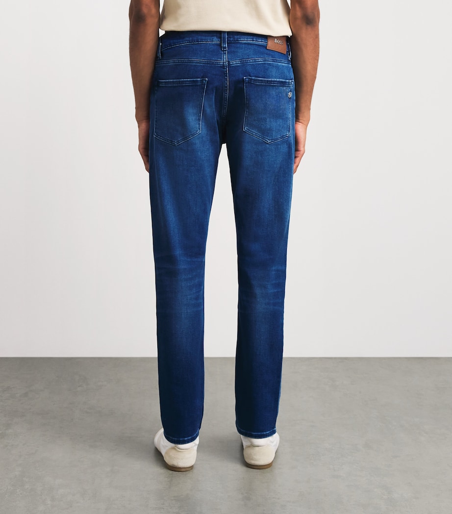 BOSS Mens Delaware Slim Jeans Medium Blue Image 5