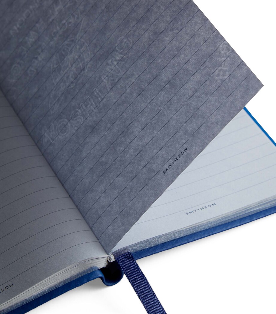 Leather Panama Pocket Notebook CERULEAN Image 3