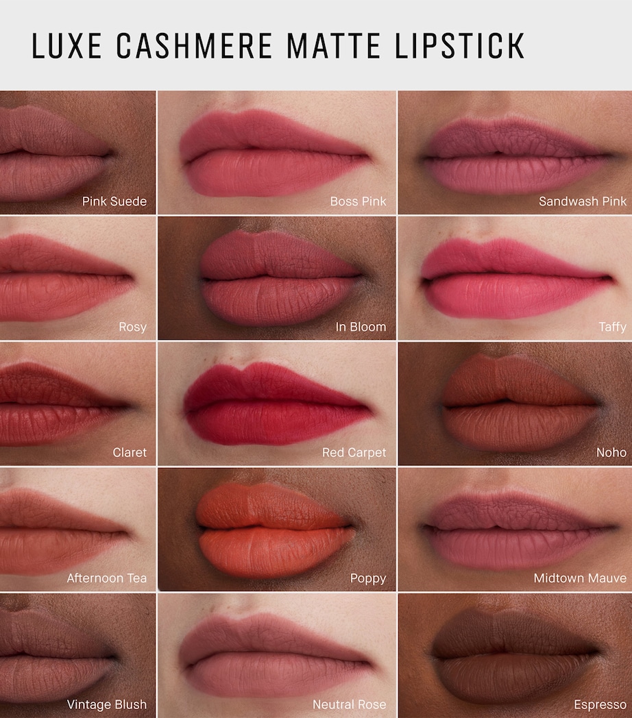 Luxe Cashmere Matte Lipstick ROSY Image 4