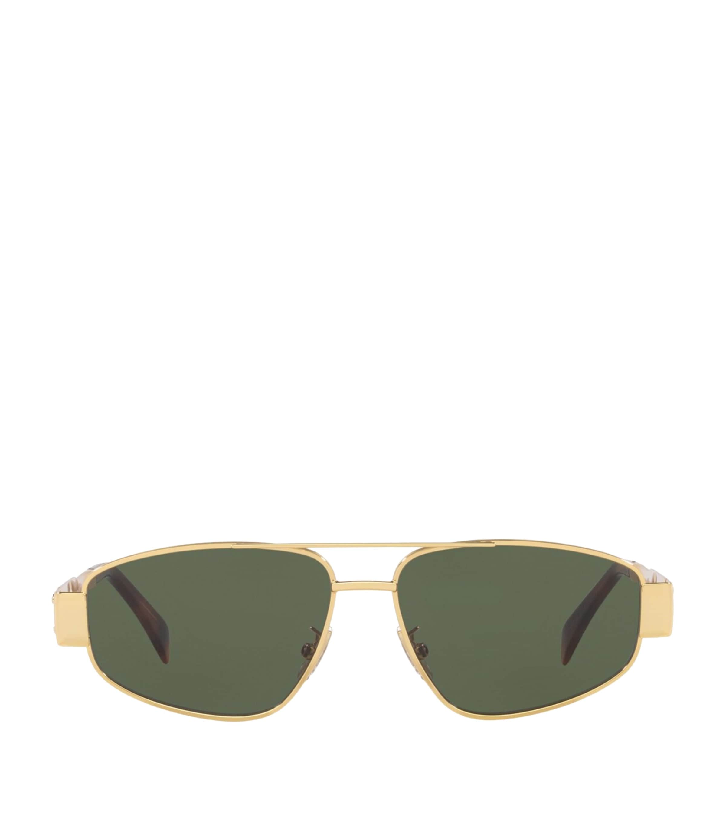 Celine Metal Triomphe Pilot Sunglasses Image 1