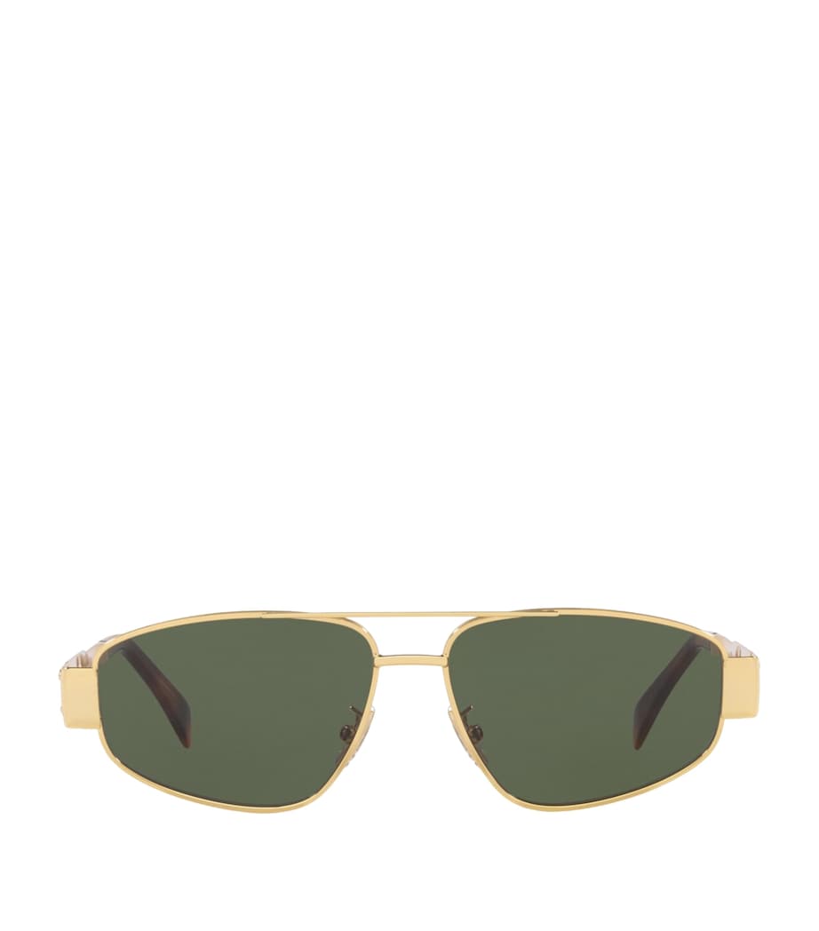 Celine Metal Triomphe Pilot Sunglasses Image 1