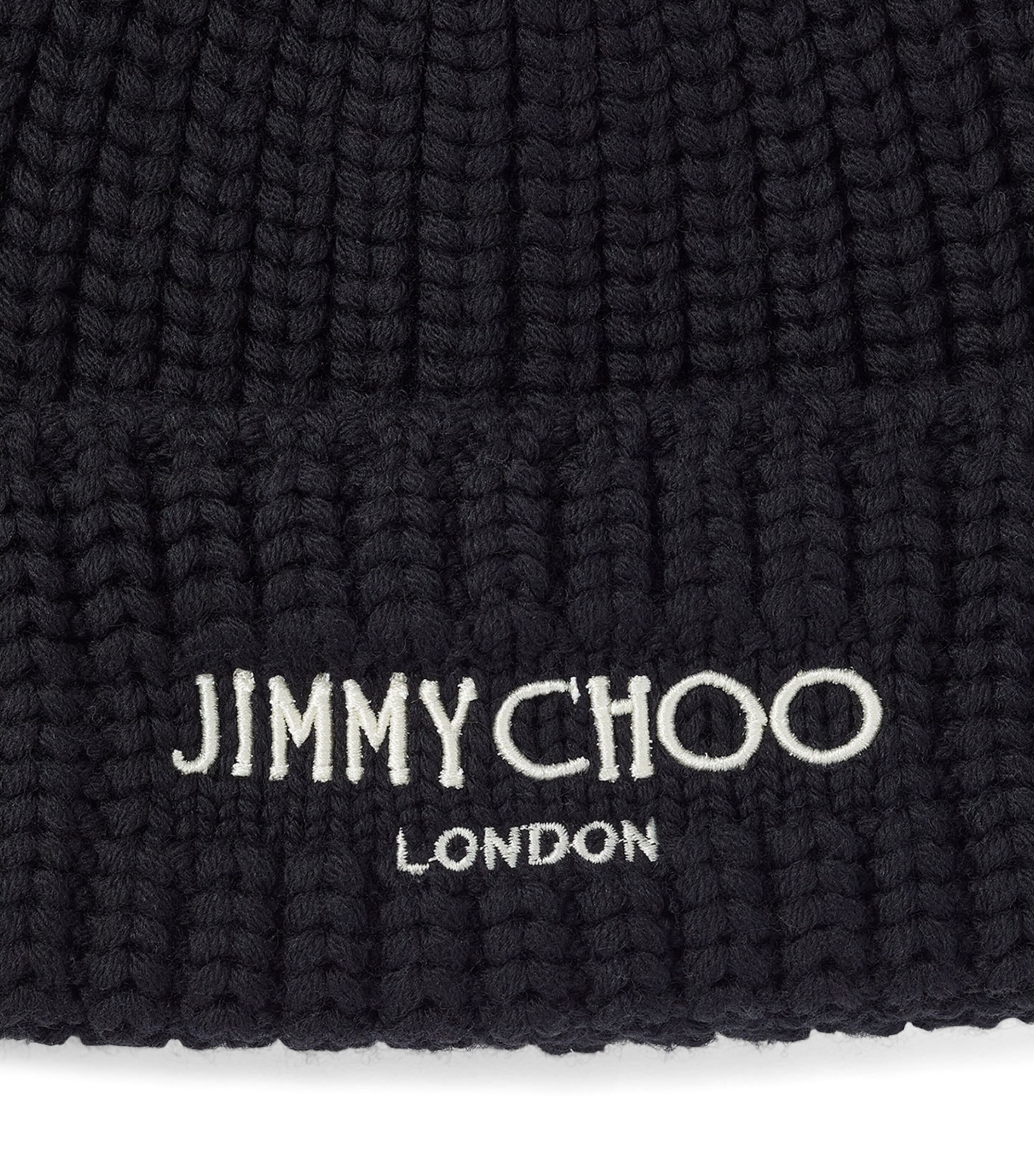 Yuki Virgin Wool Beanie S200 BLACK/ECRU Image 4