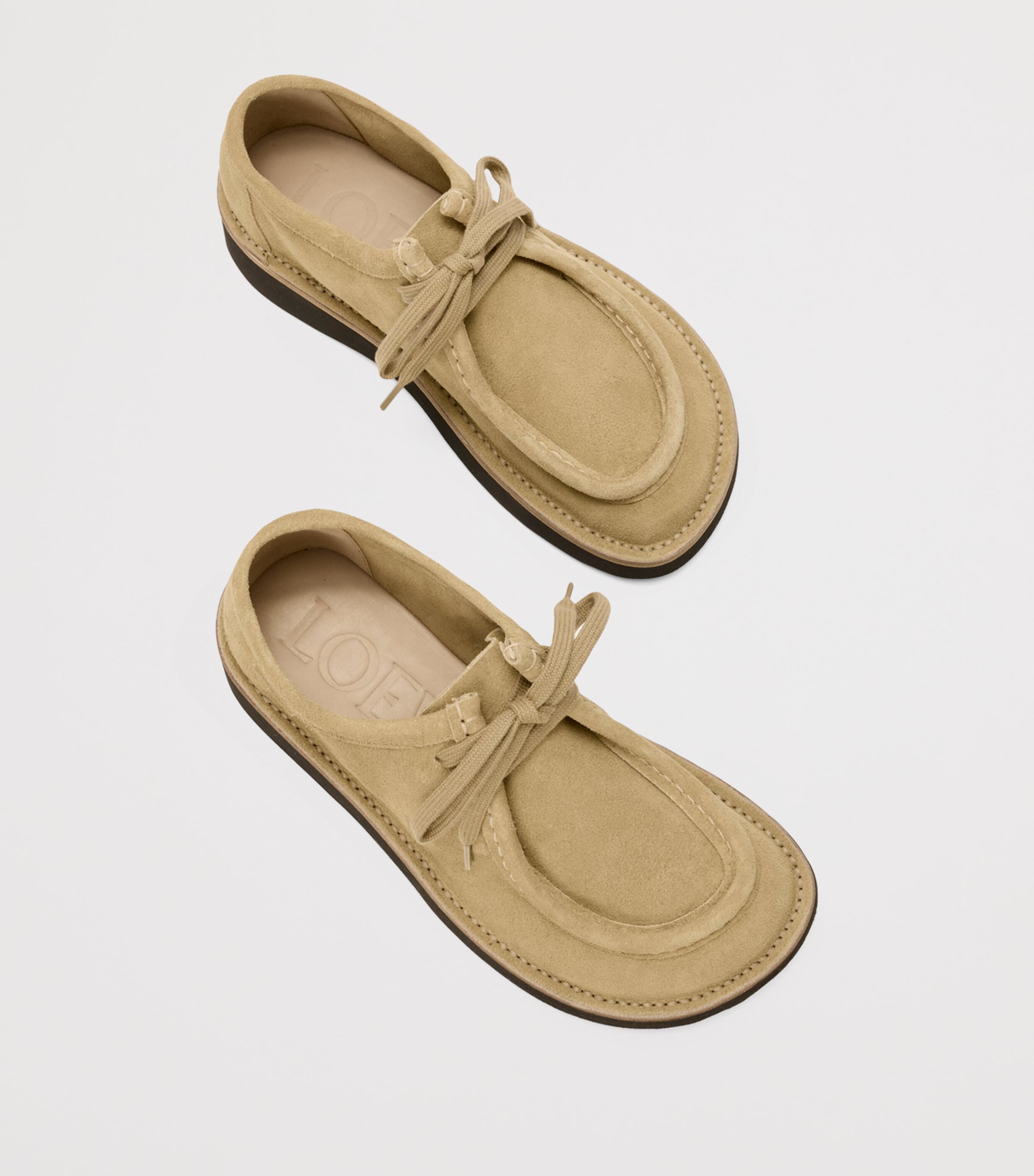 Suede Wide-Toe Faro Shoes SAHARA Image 4