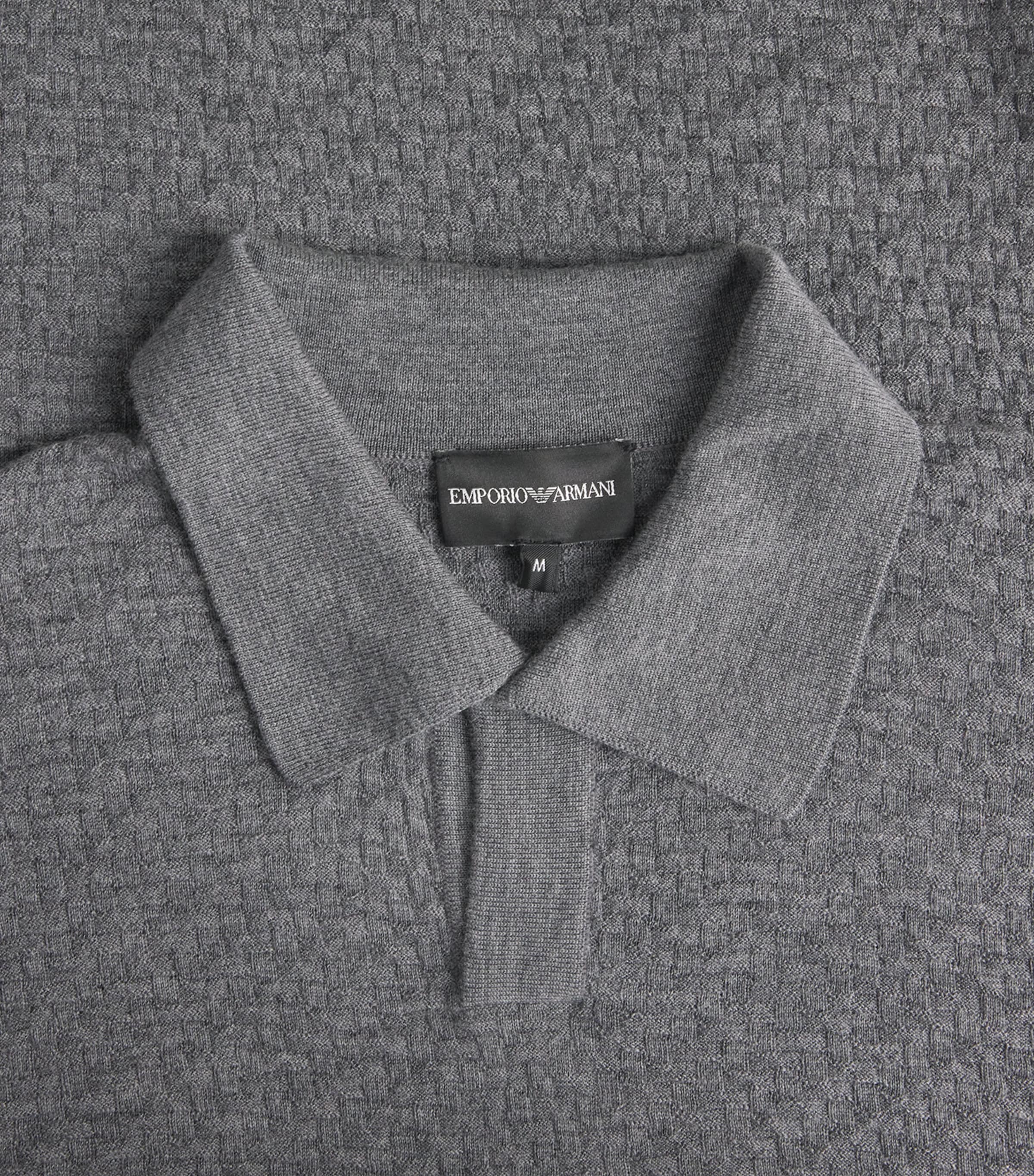 Virgin Wool Polo Shirt O8003 Image 5