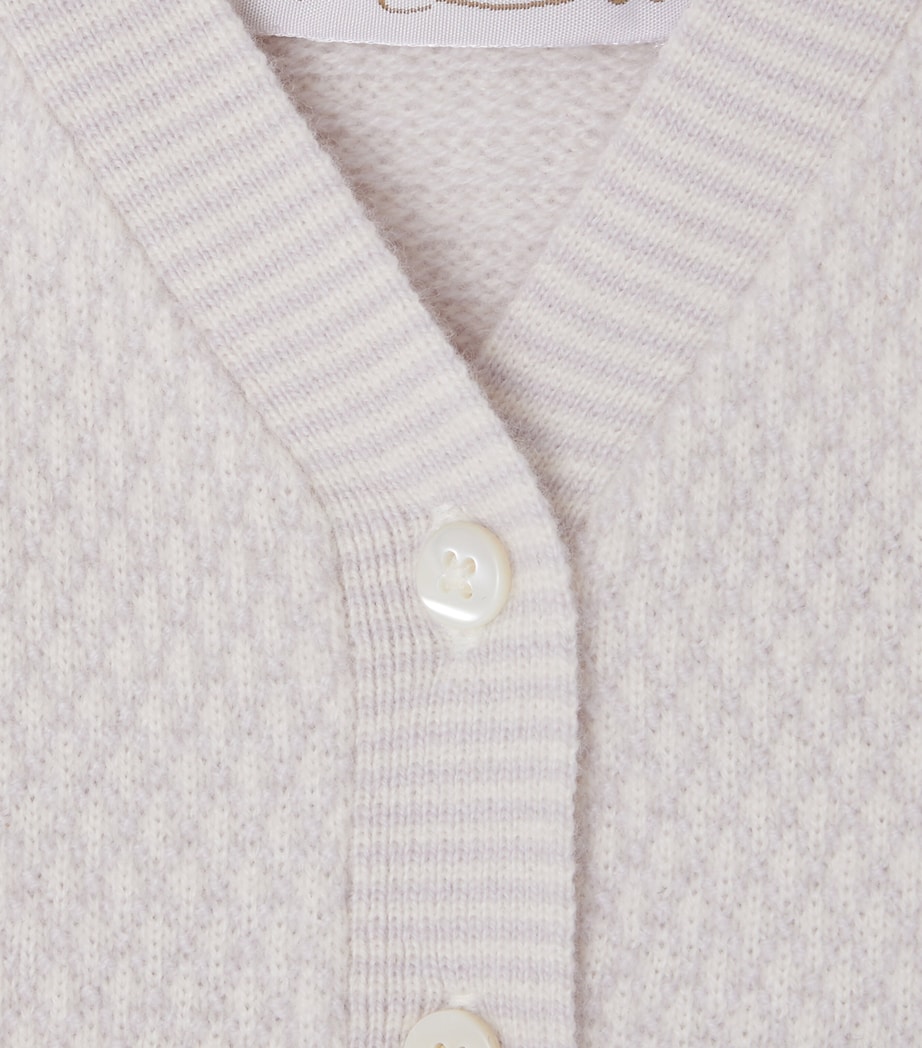 Cashmere Jahiel Cardigan and Leggings Set (6 Months) GRIS CLAIR Image 3