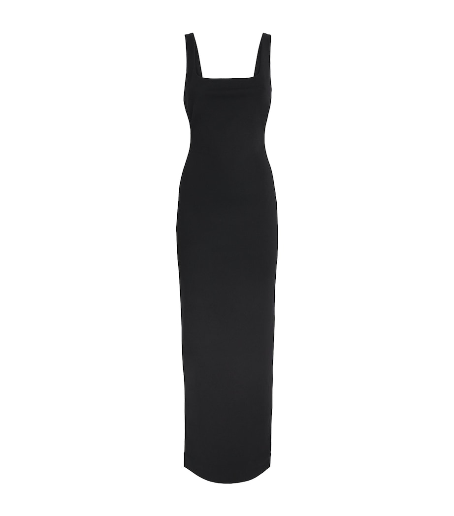Solace London Womens Crepe Aneila Maxi Dress Black Image 1