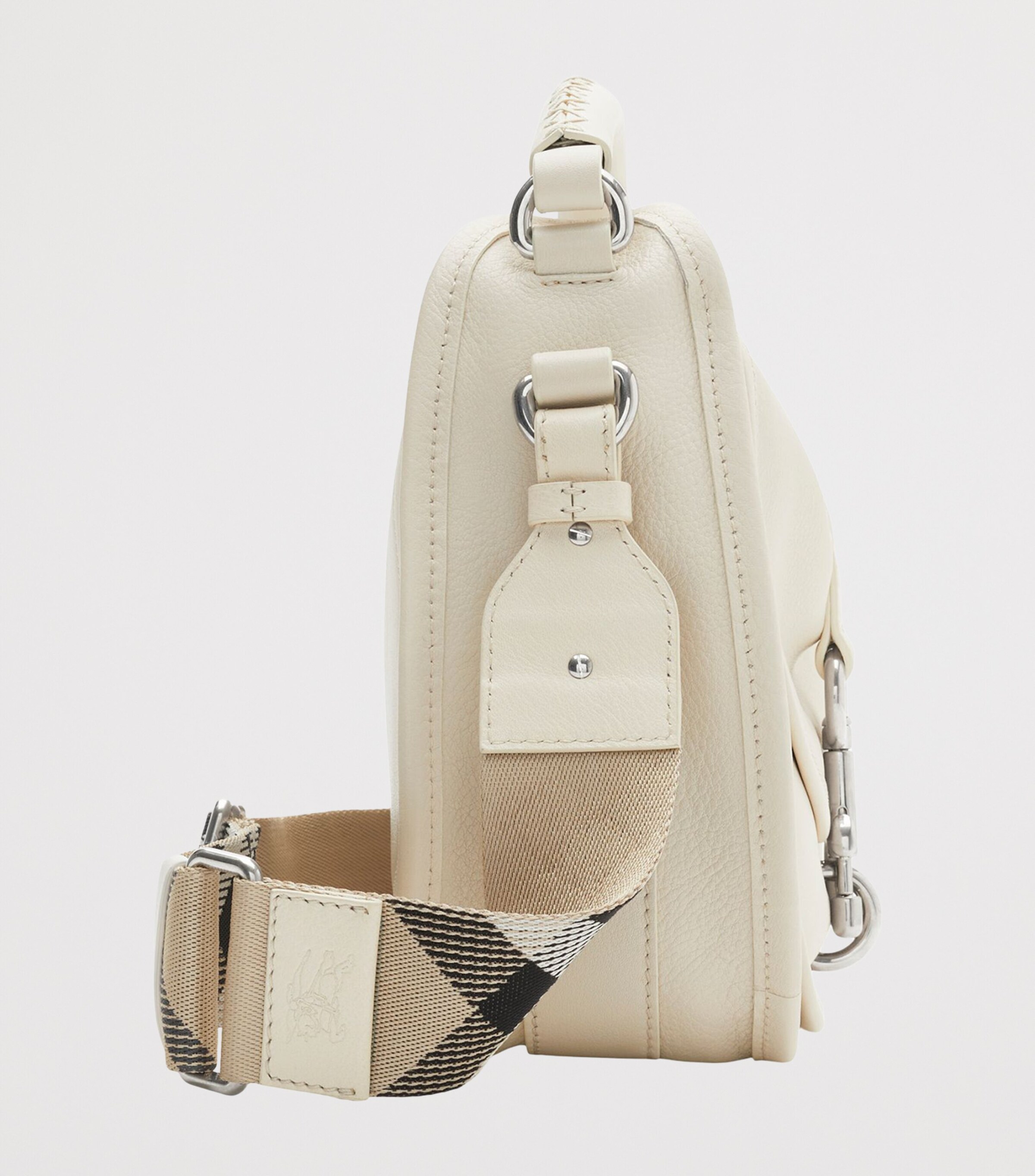 Small Calf Leather B Clip Messenger Bag SOAP Image 5