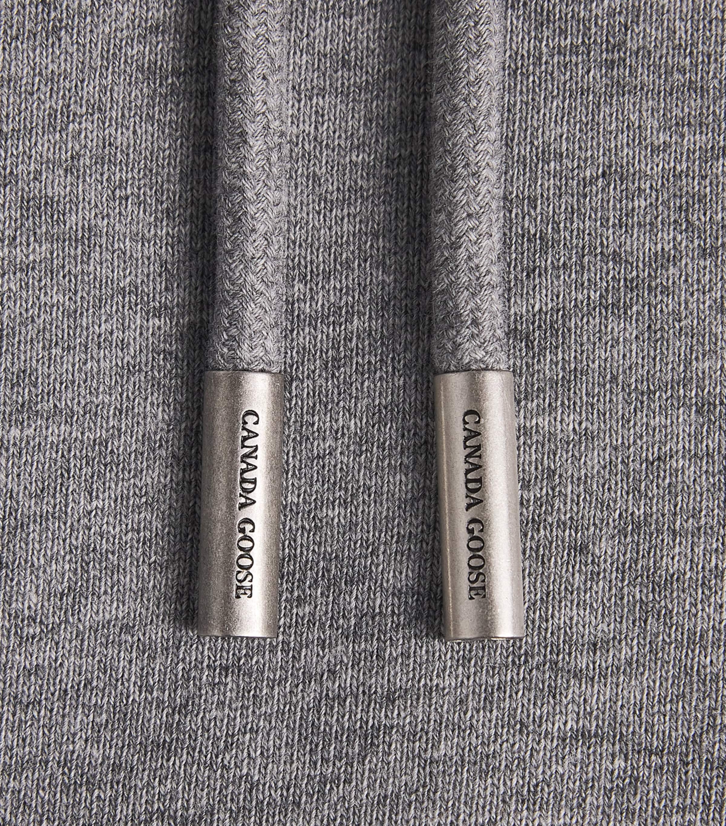 Canada Goose Mens Organic Cotton Rove Hoodie Stone Heather Image 5