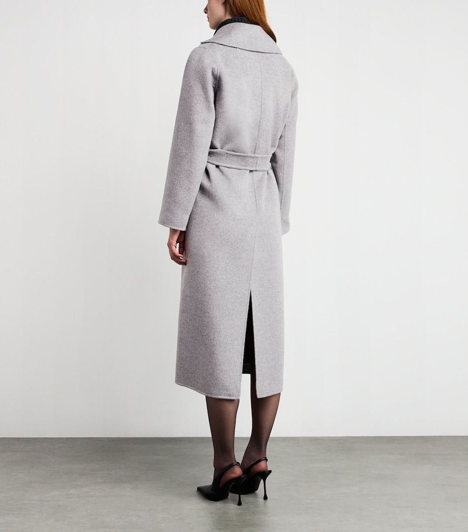 Virgin Wool-Cashmere Coat LIGHT GREY Image 4
