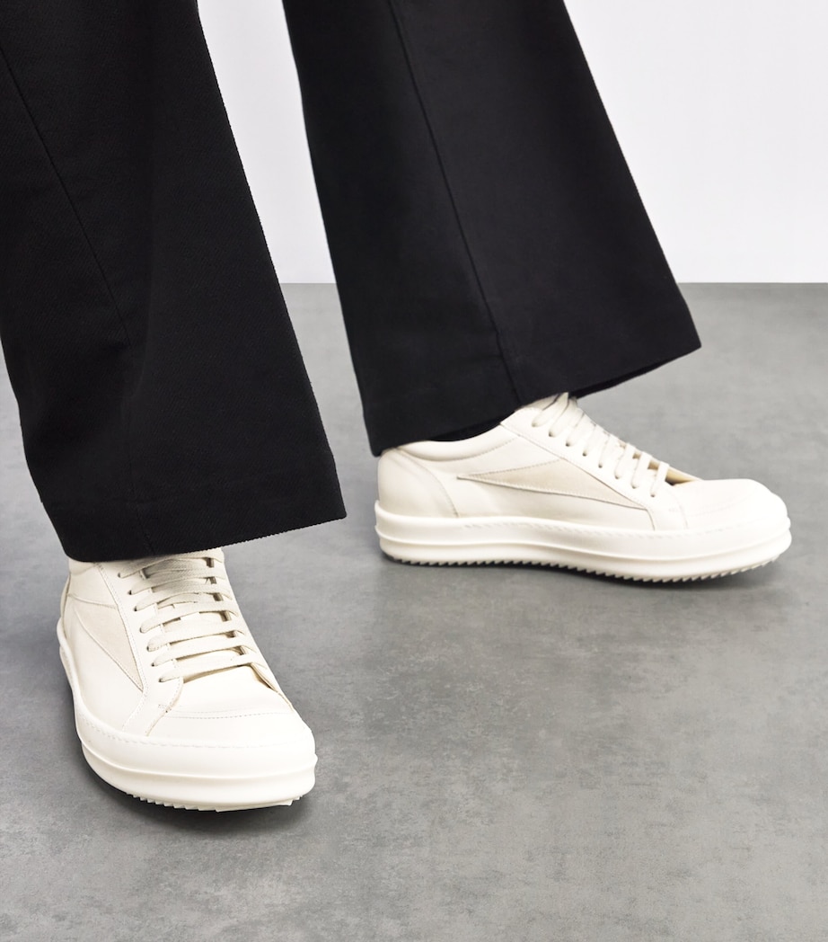 Leather Vintage Sneakers MILK/MILK/MILK Image 2