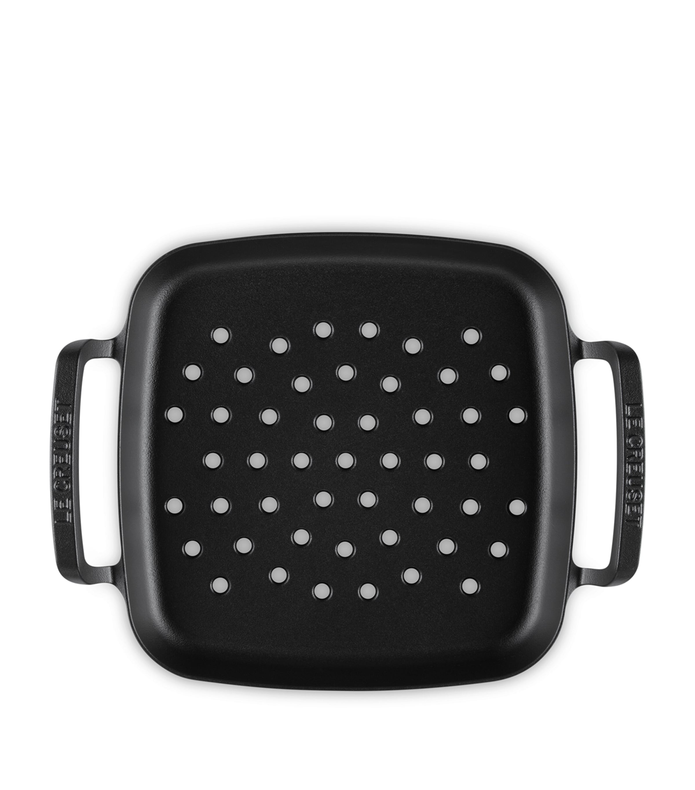 Cast Iron Outdoor Collection Square Grilling Basket (30cm) SATIN BLACK Image 3