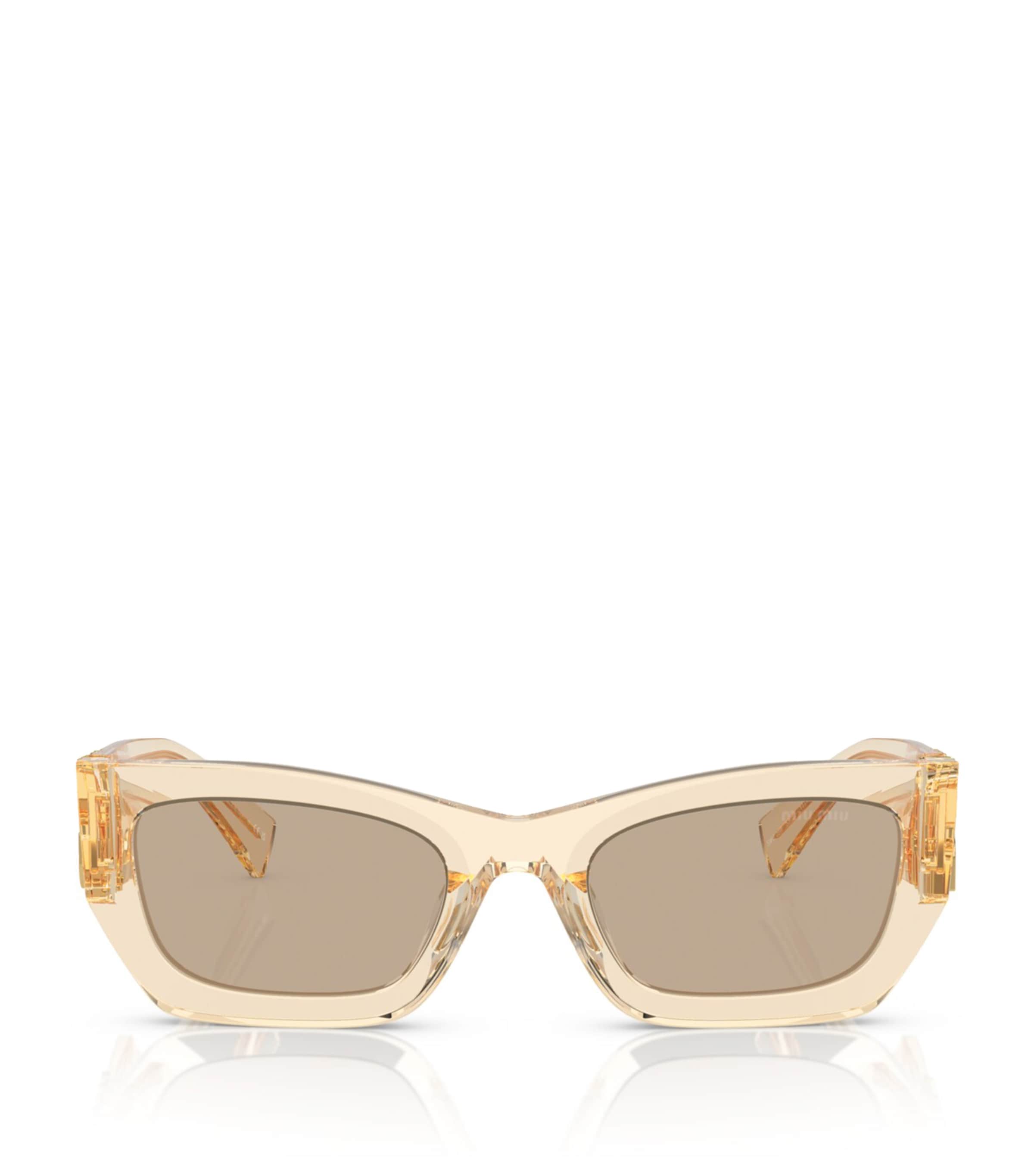 Shop Miu Miu Mu 09ws Lbr Shn Brn In Brown