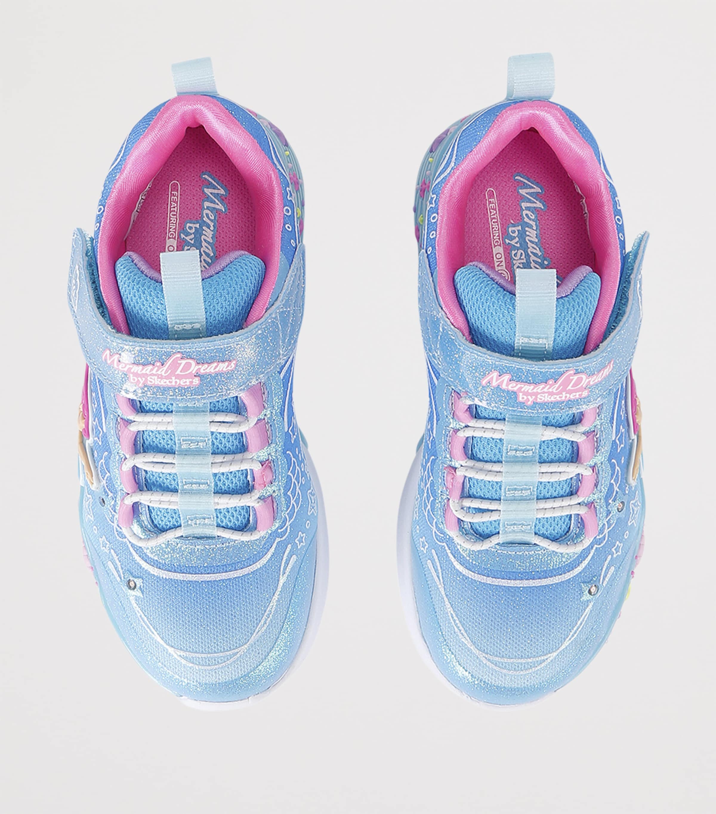 Mermaid Dreams Light-Up Sneakers PALE BLUE Image 4