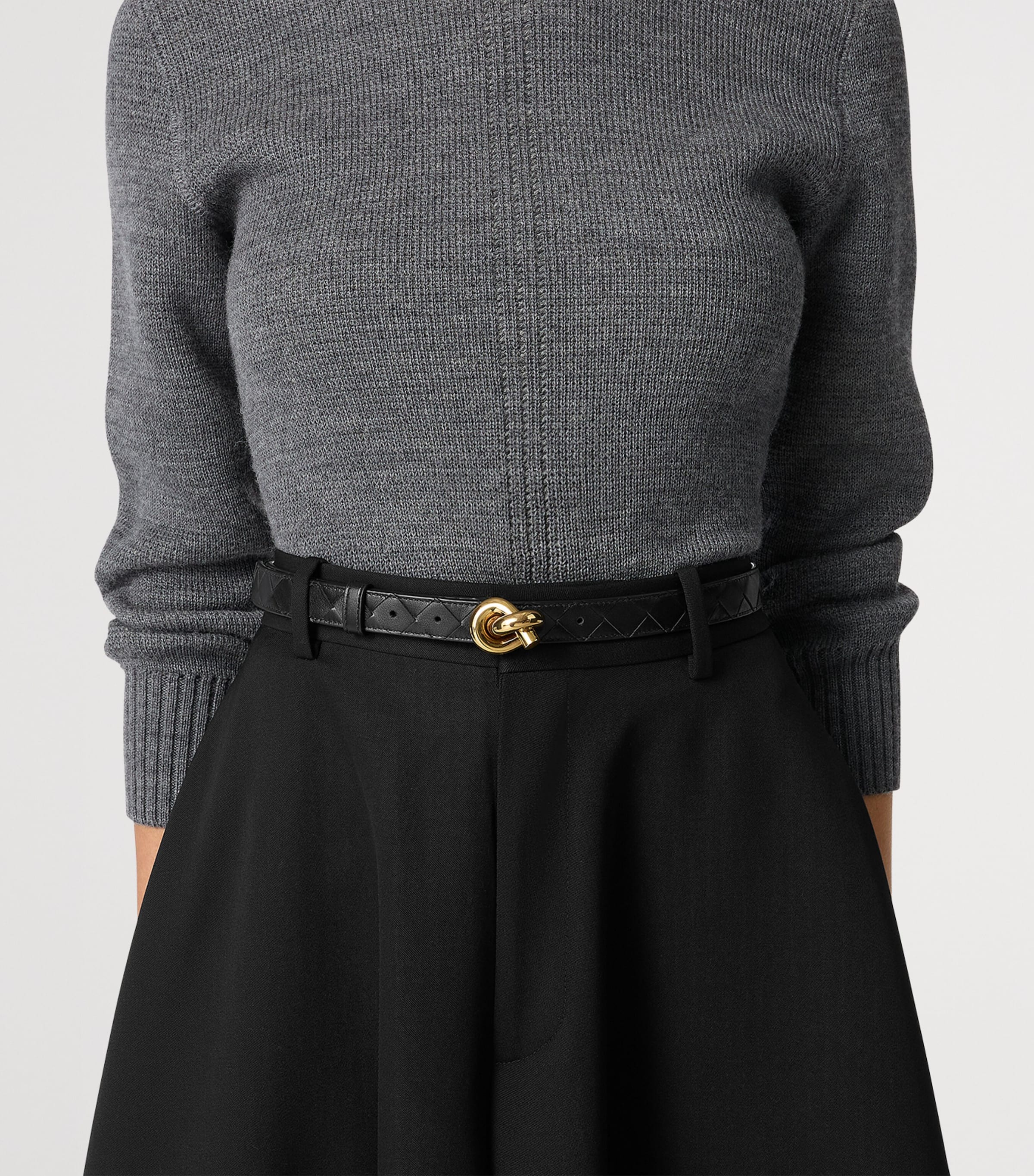 Bottega Veneta Leather Knot Belt | Harrods CA