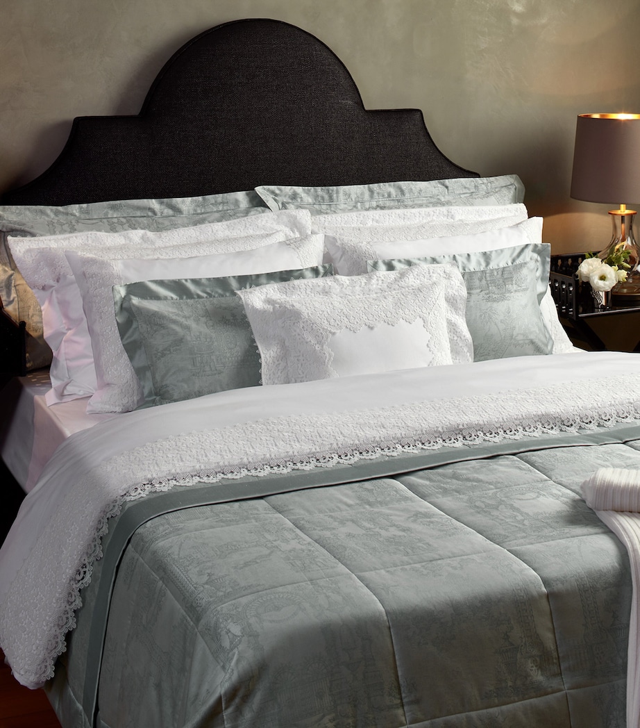 Gates Of Paradise Cushion (35cm x 50cm) CELADON Image 2