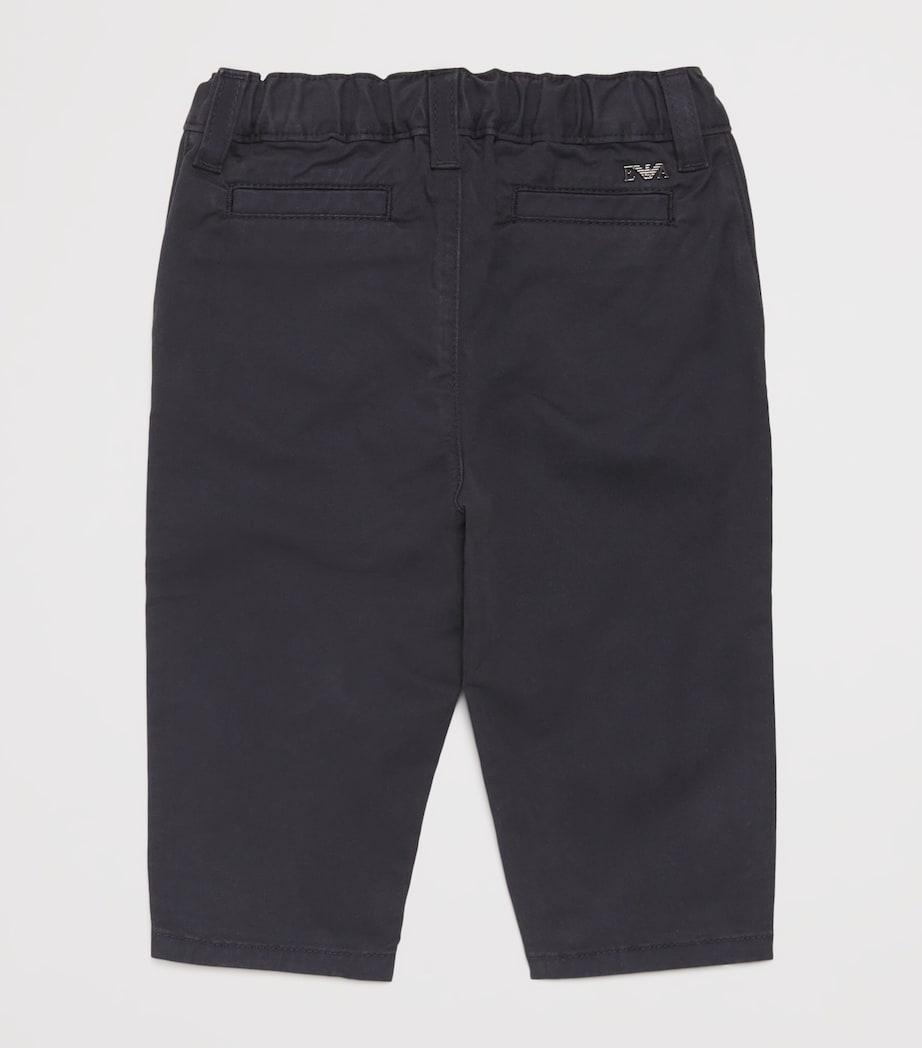 Stretch-Cotton Chino Trousers (6-36 Months) BLU NAVY Image 2