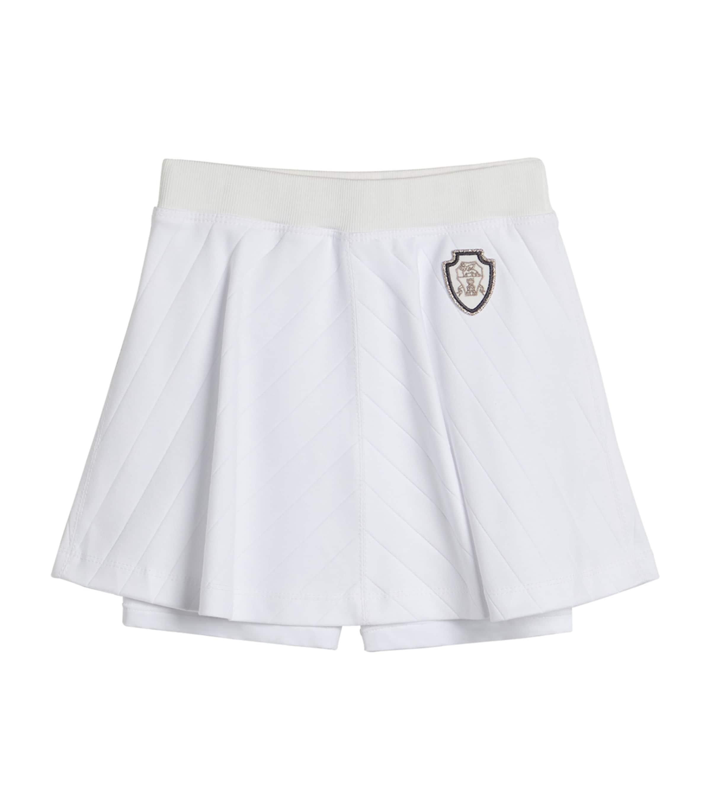BRUNELLO CUCINELLI COTTON SKIRT WITH IN-BUILT SHORTS