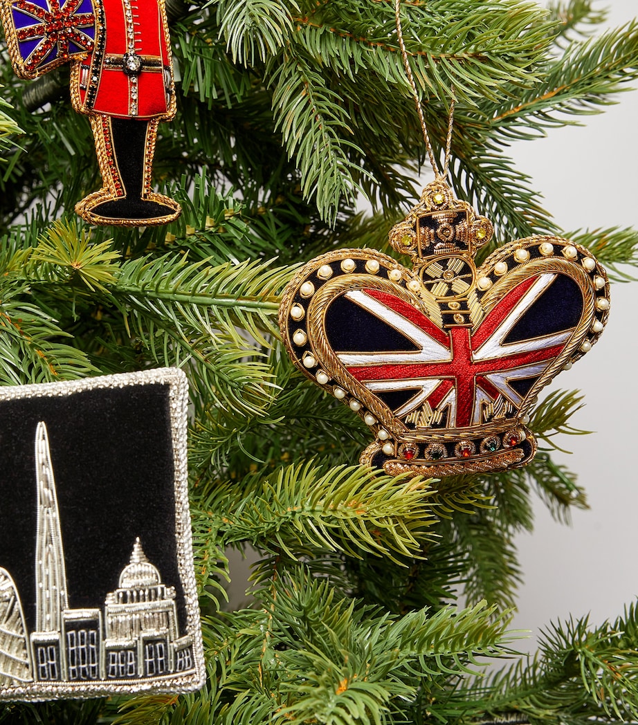 Beaded Crown Tree Decoration MULTI Image 2