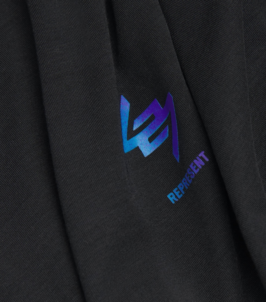 247 Motion Oversized Tank Top BLACK/PURPLE FADE Image 5