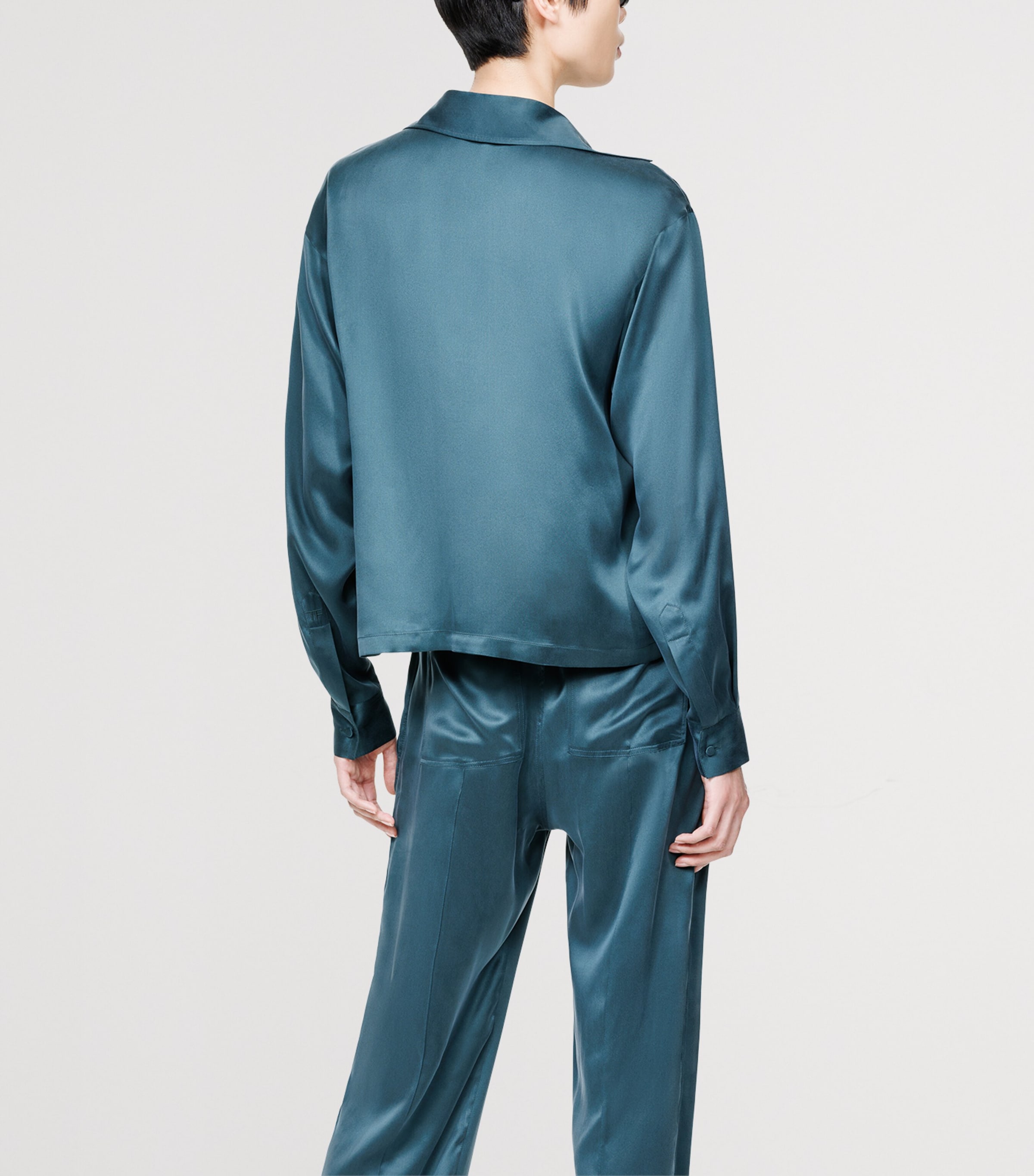 TOM FORD Womens Silk Pyjama Shirt Gdv Image 4