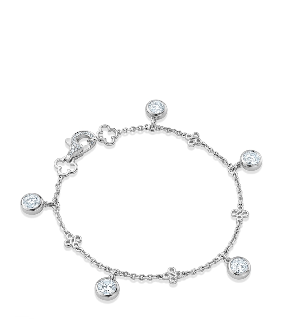 Platinum and Diamond Beach Bracelet PLATINUM Image 1