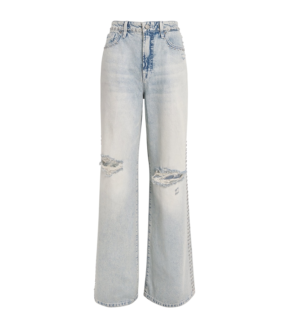 Good Ease Studded Jeans 784INDIGO Image 1