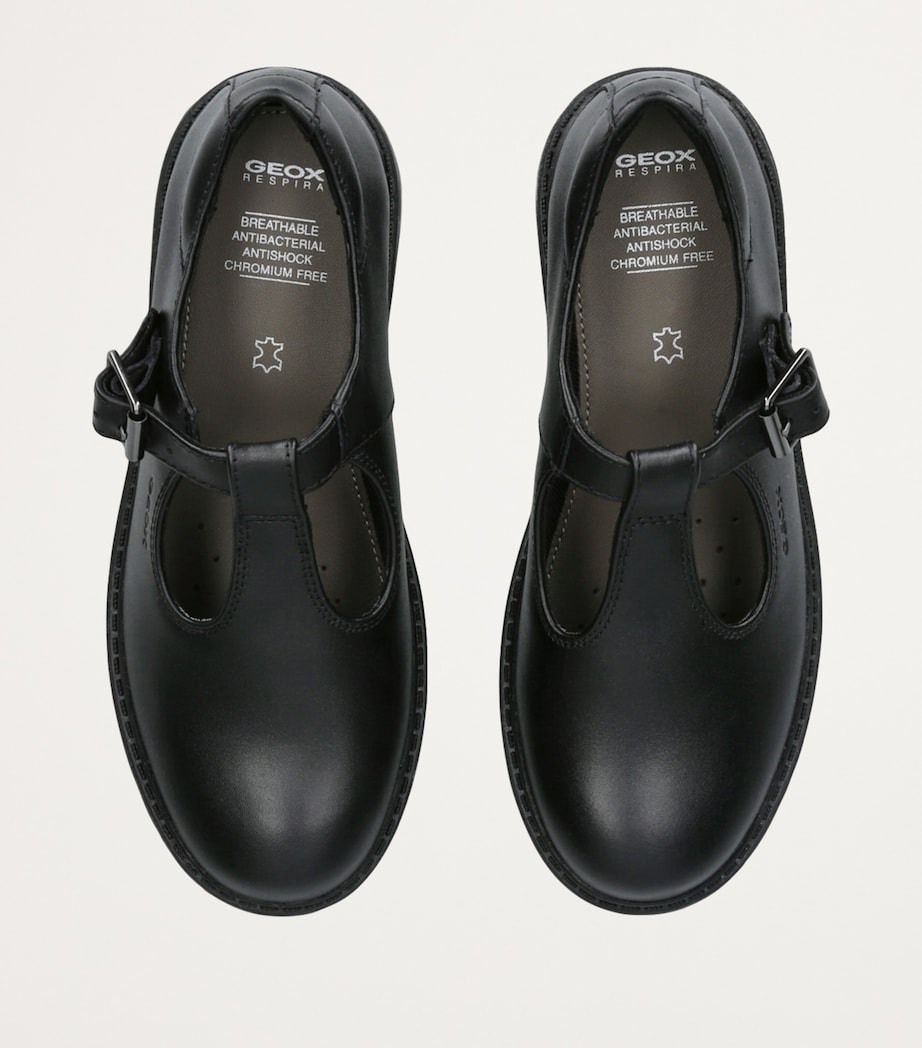 Leather Casey Mary Jane Shoes BLACK Image 4