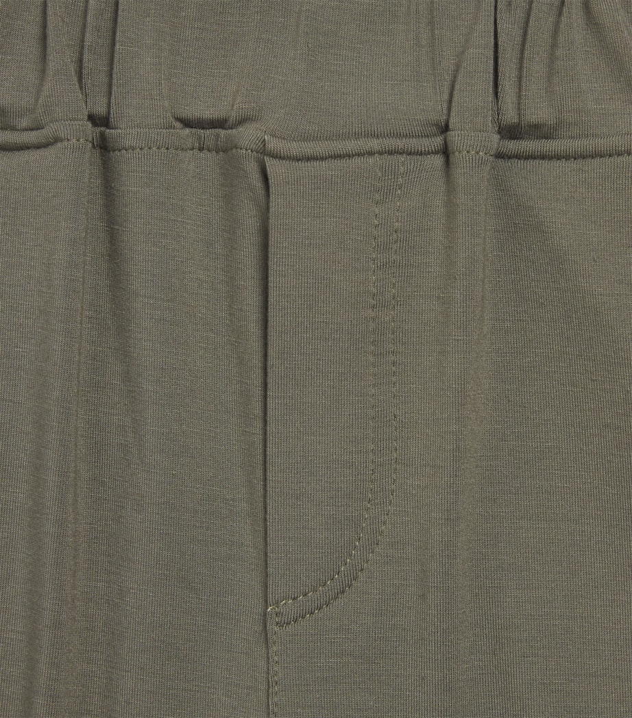 Homebody Kids Jersey Pyjama Shorts (4-16 Years) Charred Green Image 3