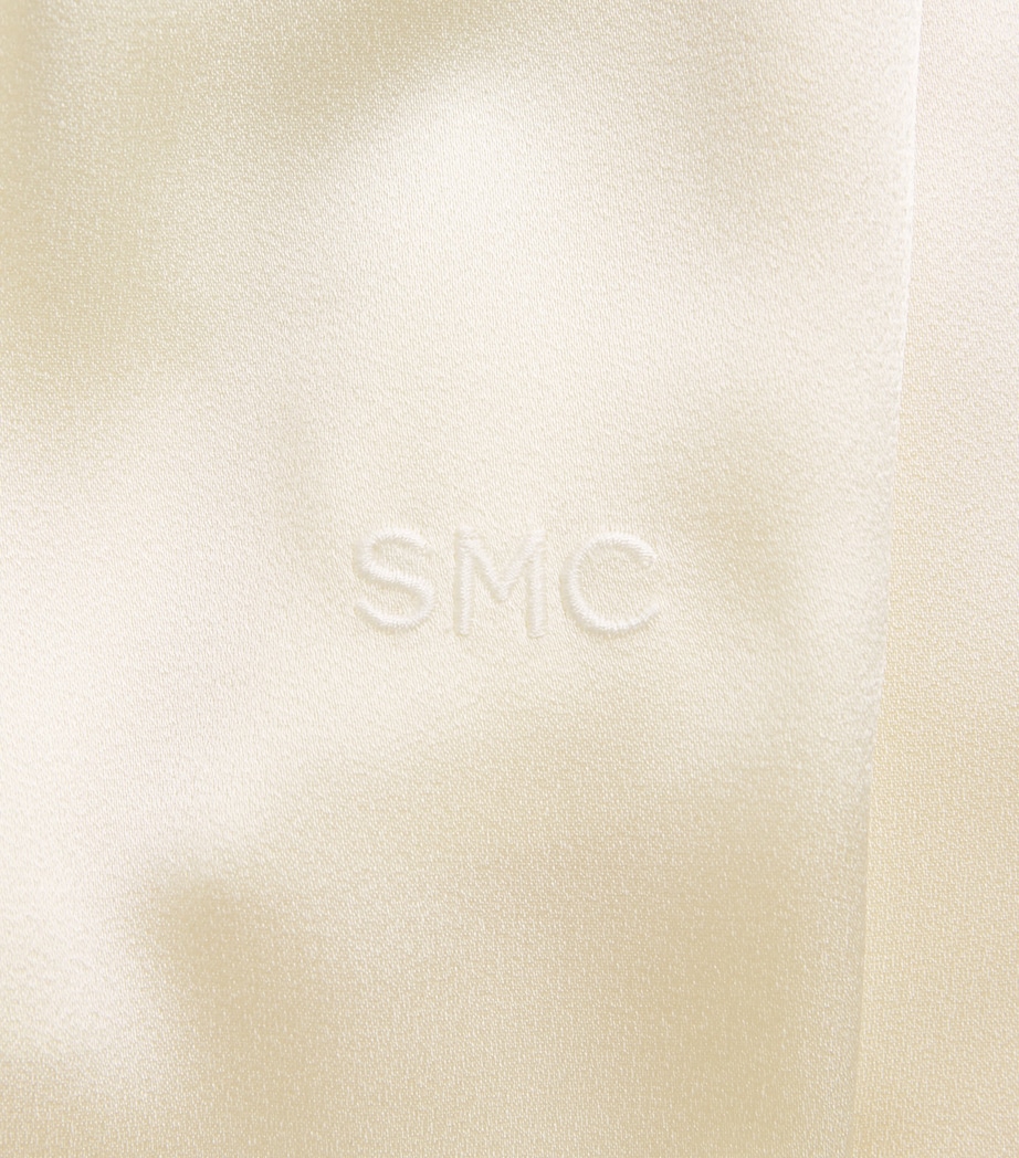 Satin Wide-Leg Trousers 9210 BUTTERMILK Image 5