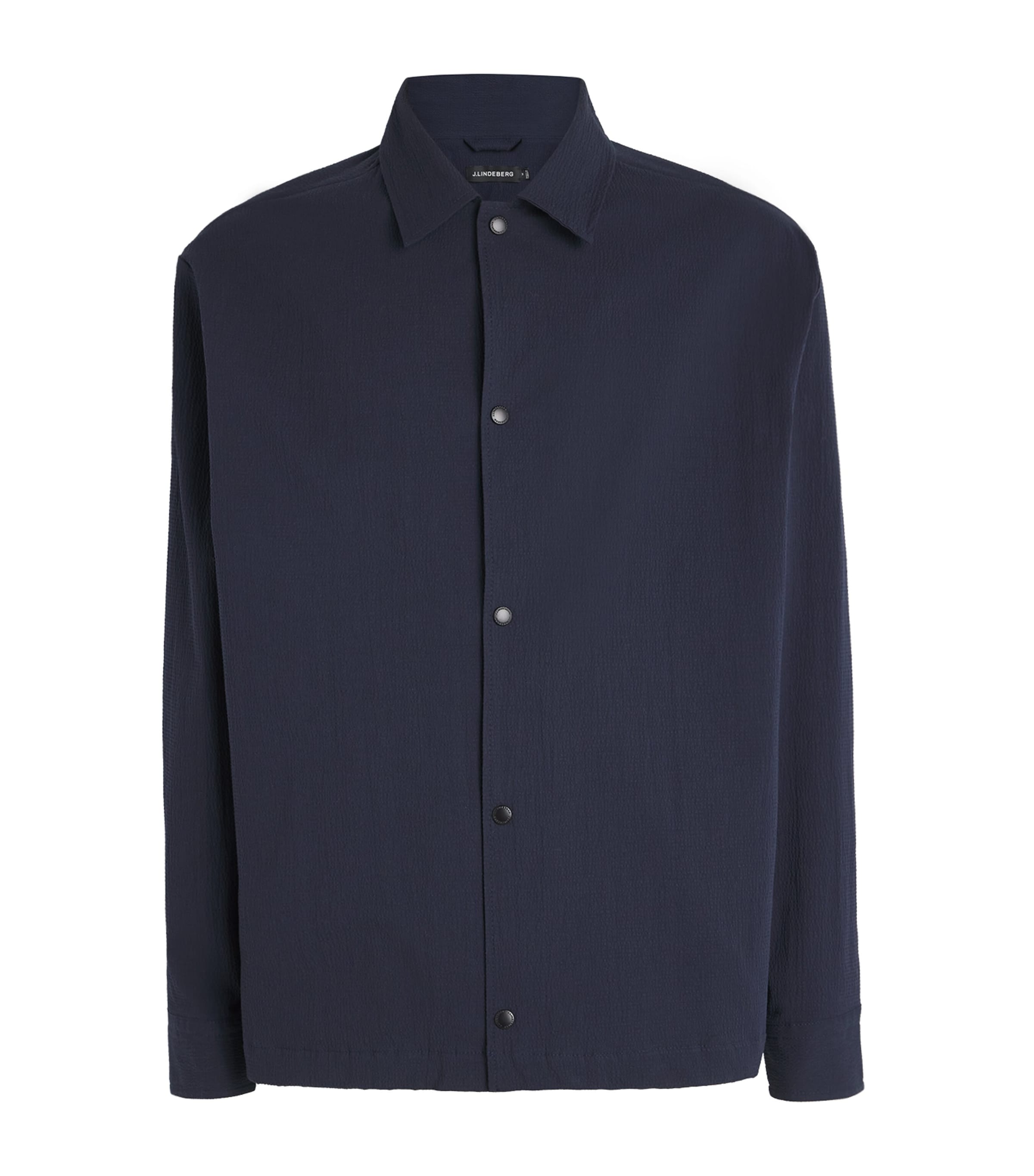 J. LINDEBERG SEERSUCKER CELIAN OVERSHIRT
