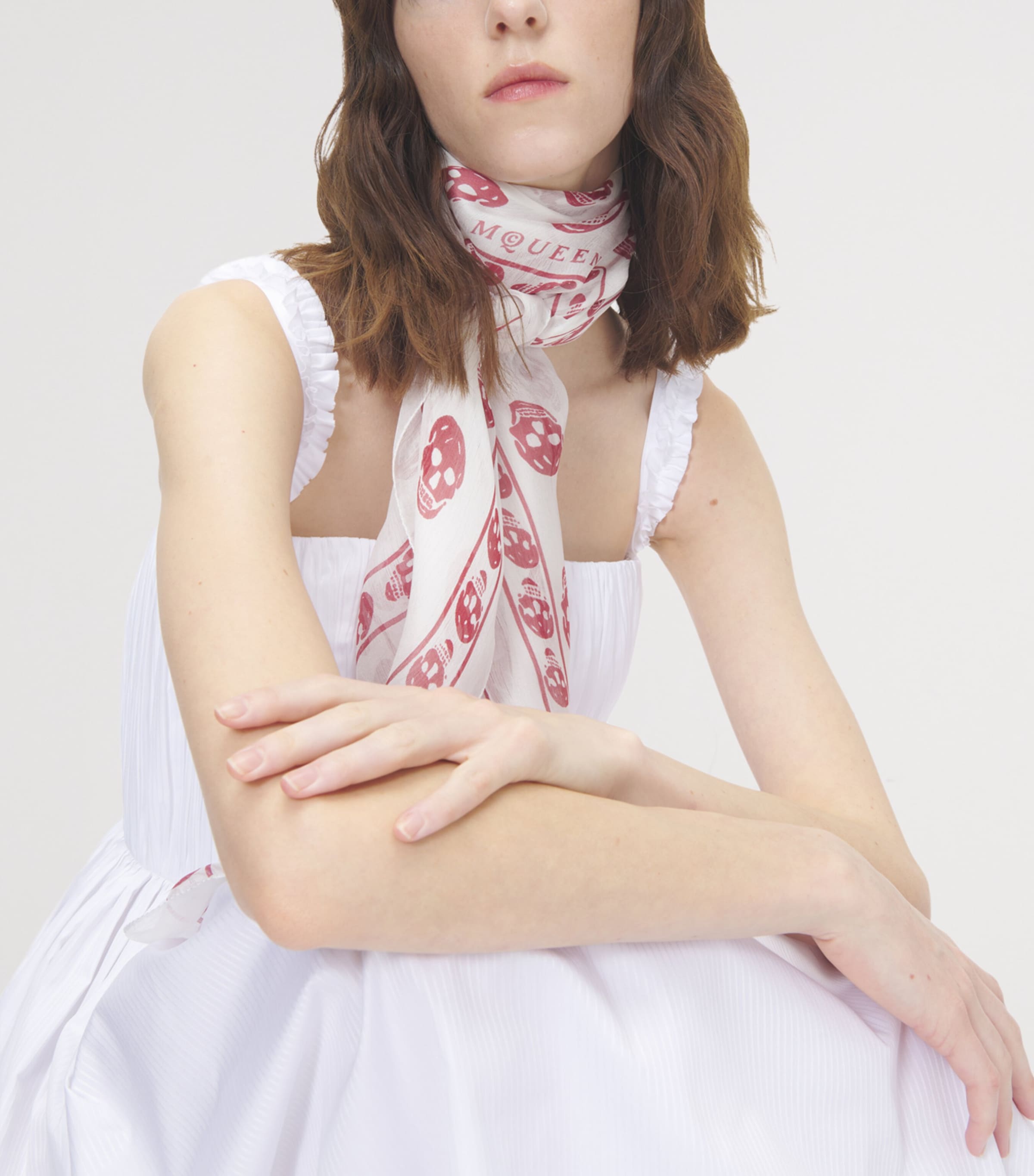 Silk Skull Scarf 9232 Image 2