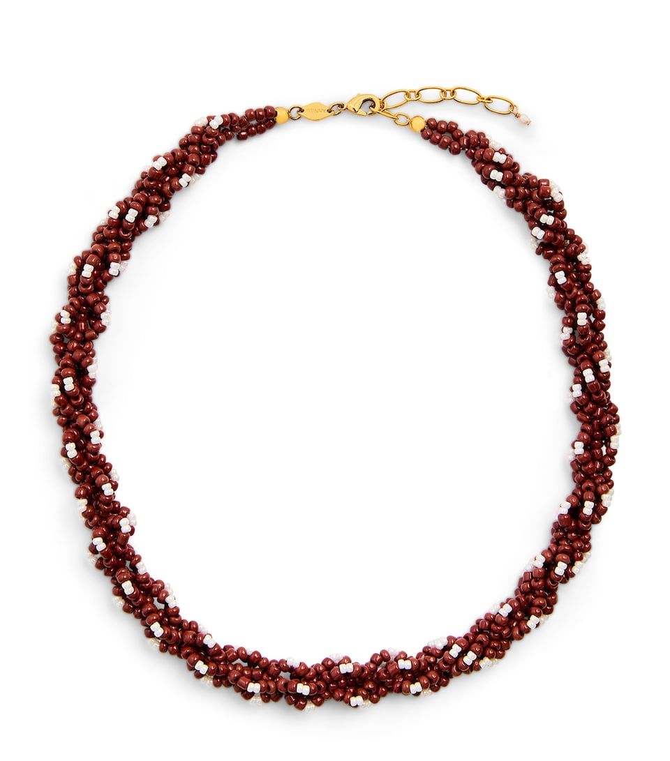 Gold-Plated Beaded Rodeo Necklace