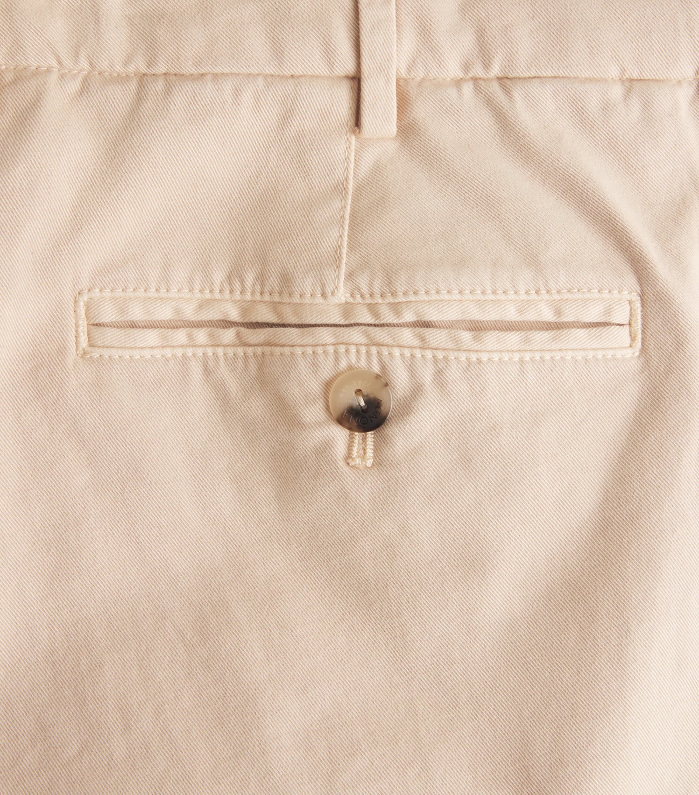 Agnona Mens Stretch-Cotton Straight Chinos Beige Image 6