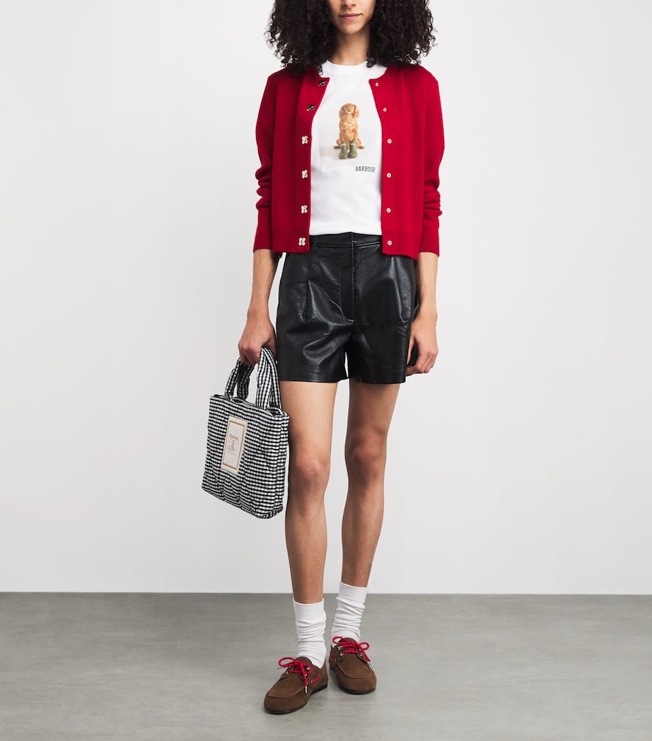 Cotton Bedale T-Shirt WHITE Image 2