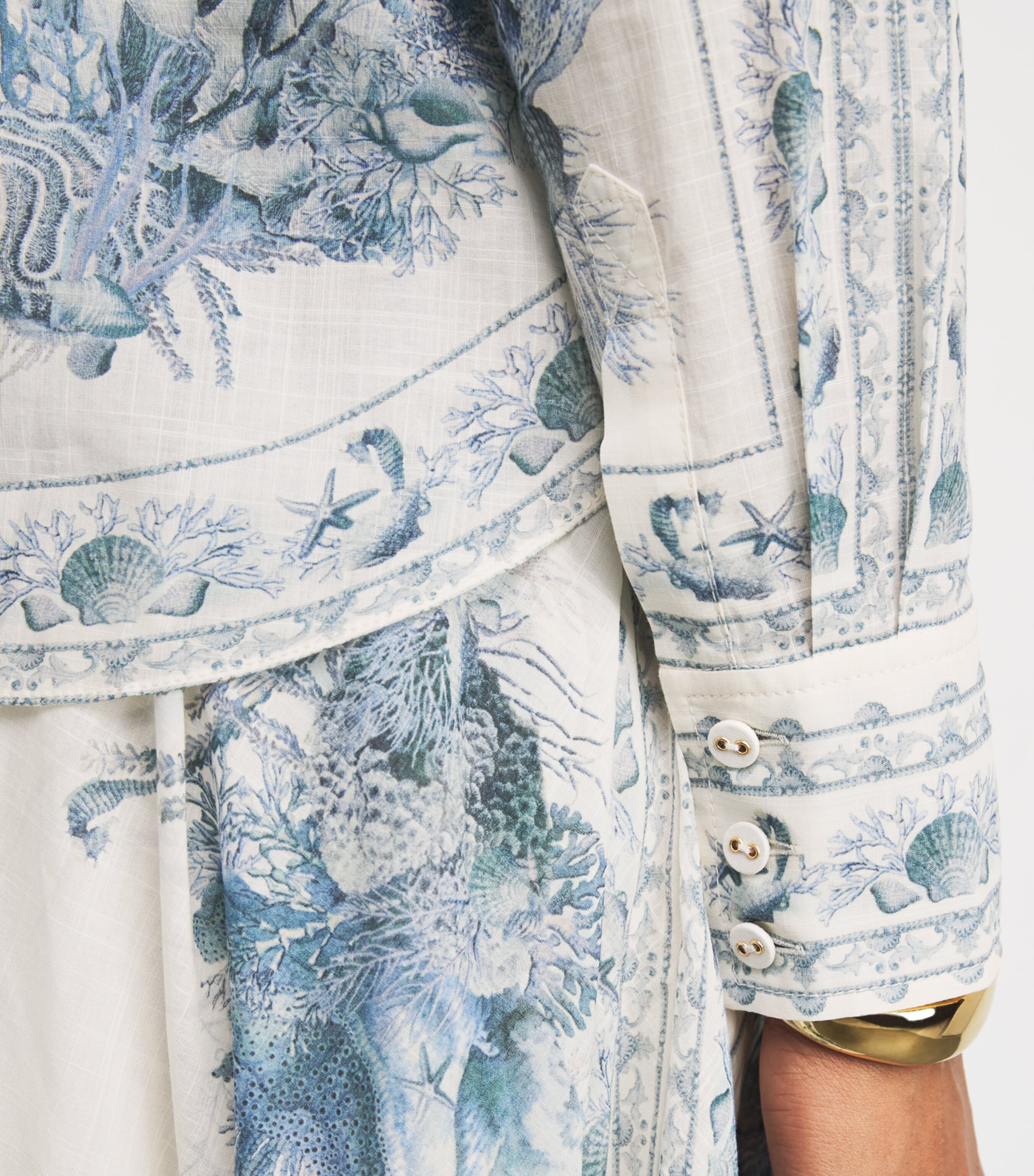 Cotton Wanderlust Shirt BLUE TOILEBLTL Image 5