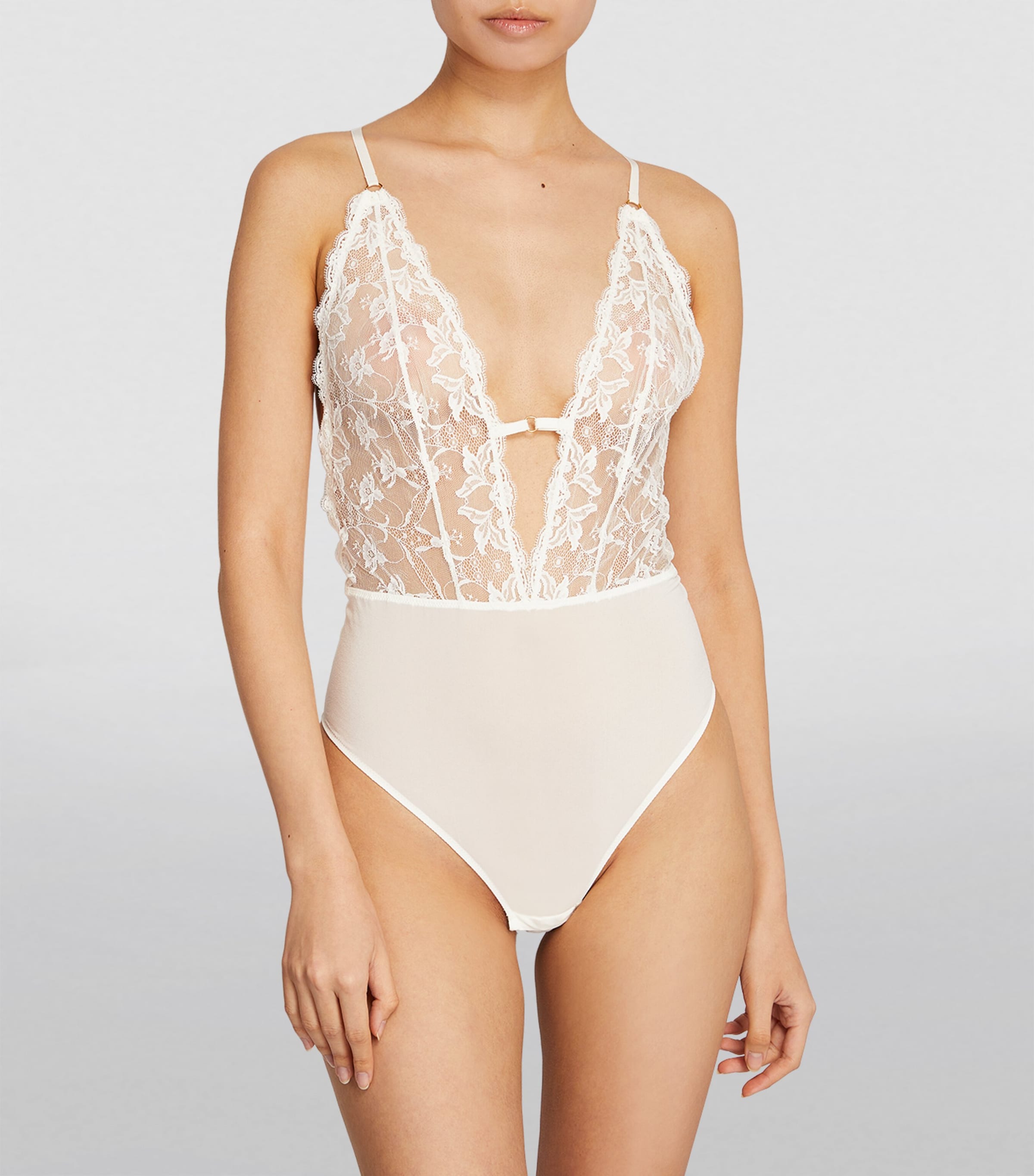 Aubade Womens Kiss of Love Bodysuit Opale Image 2
