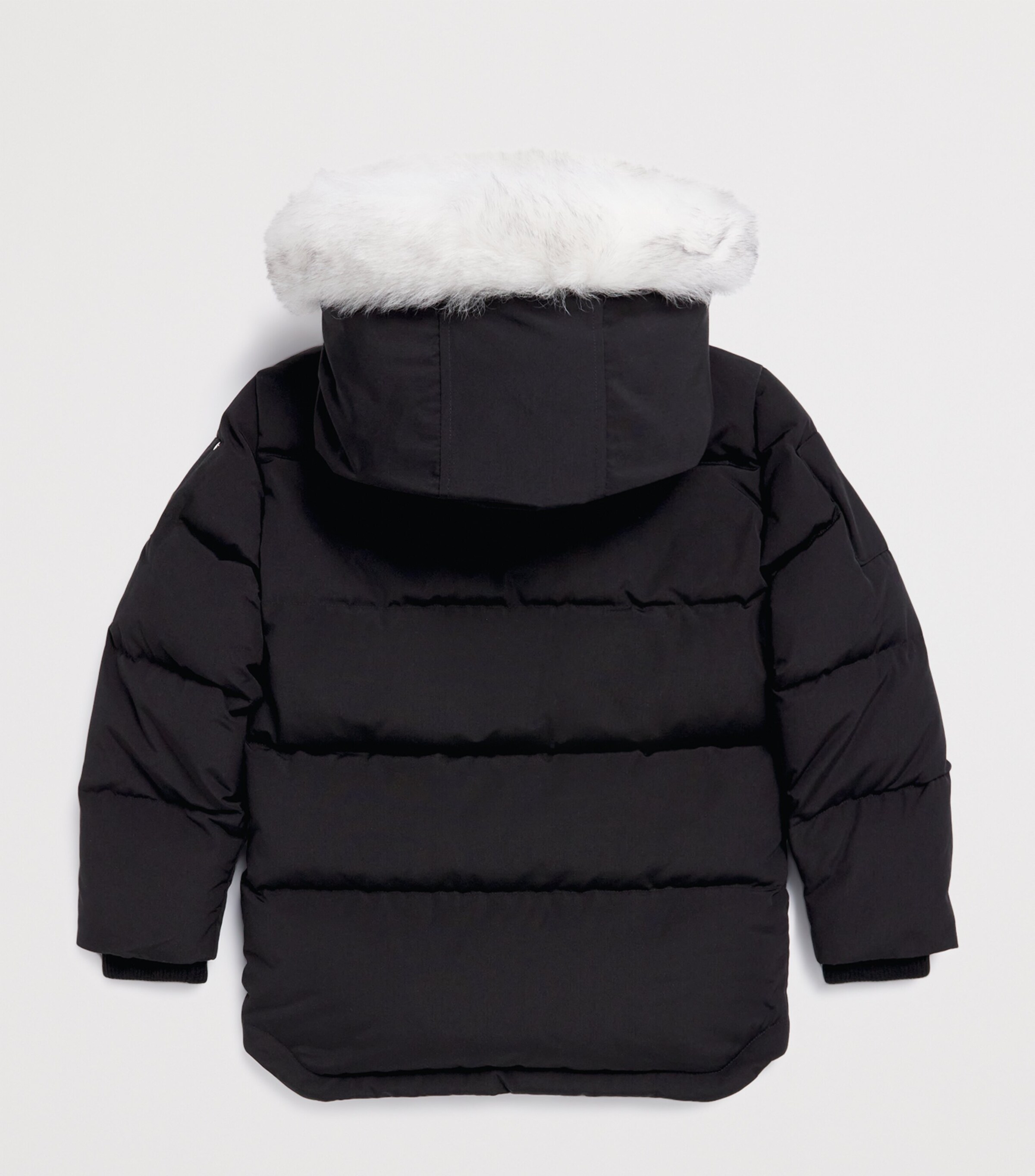 Water-Resistant Down 3Q Jacket (4-18 Years) 1001BLK W/NAT SH Image 2