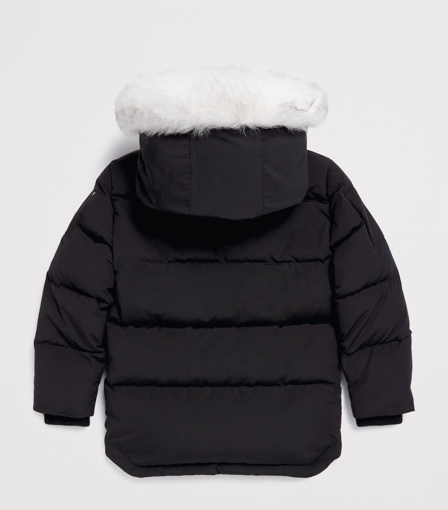 Water-Resistant Down 3Q Jacket (4-18 Years) 1001BLK W/NAT SH Image 2