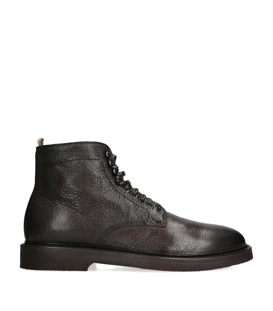 Leather Hopkins Flexi 203 Boots DARK BROWN Image 1