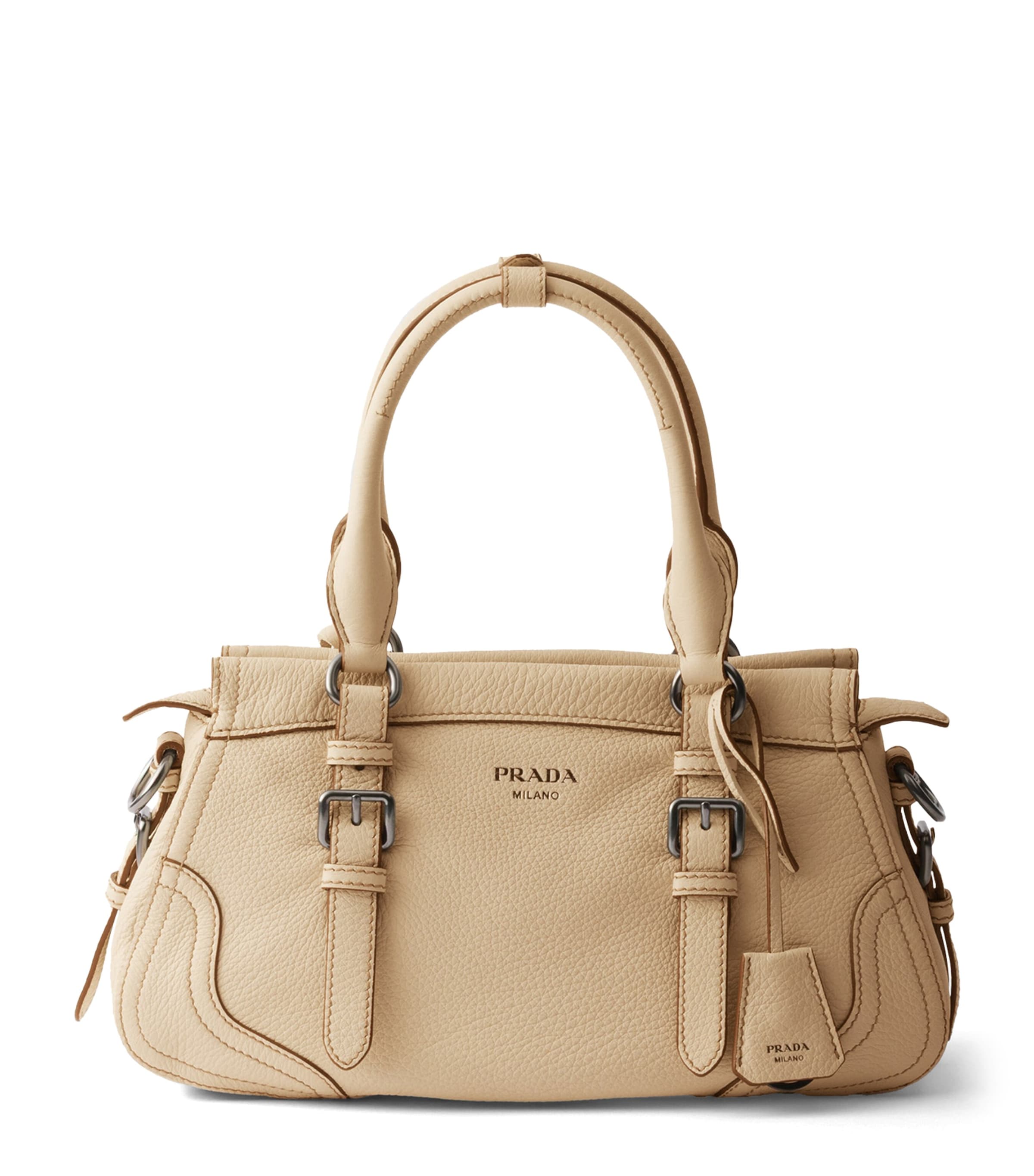 Large Leather Top-Handle Bag F0036 Image 1