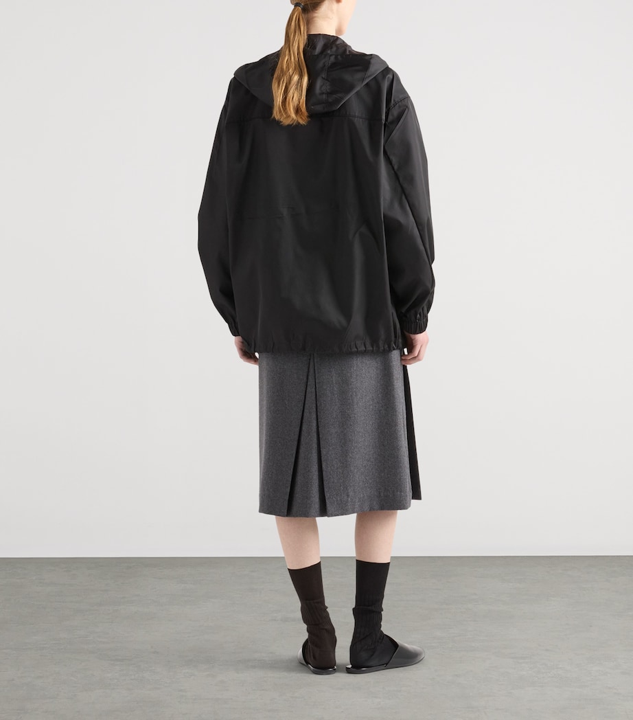 Prada Womens Re-Nylon Hooded Jacket Image 6