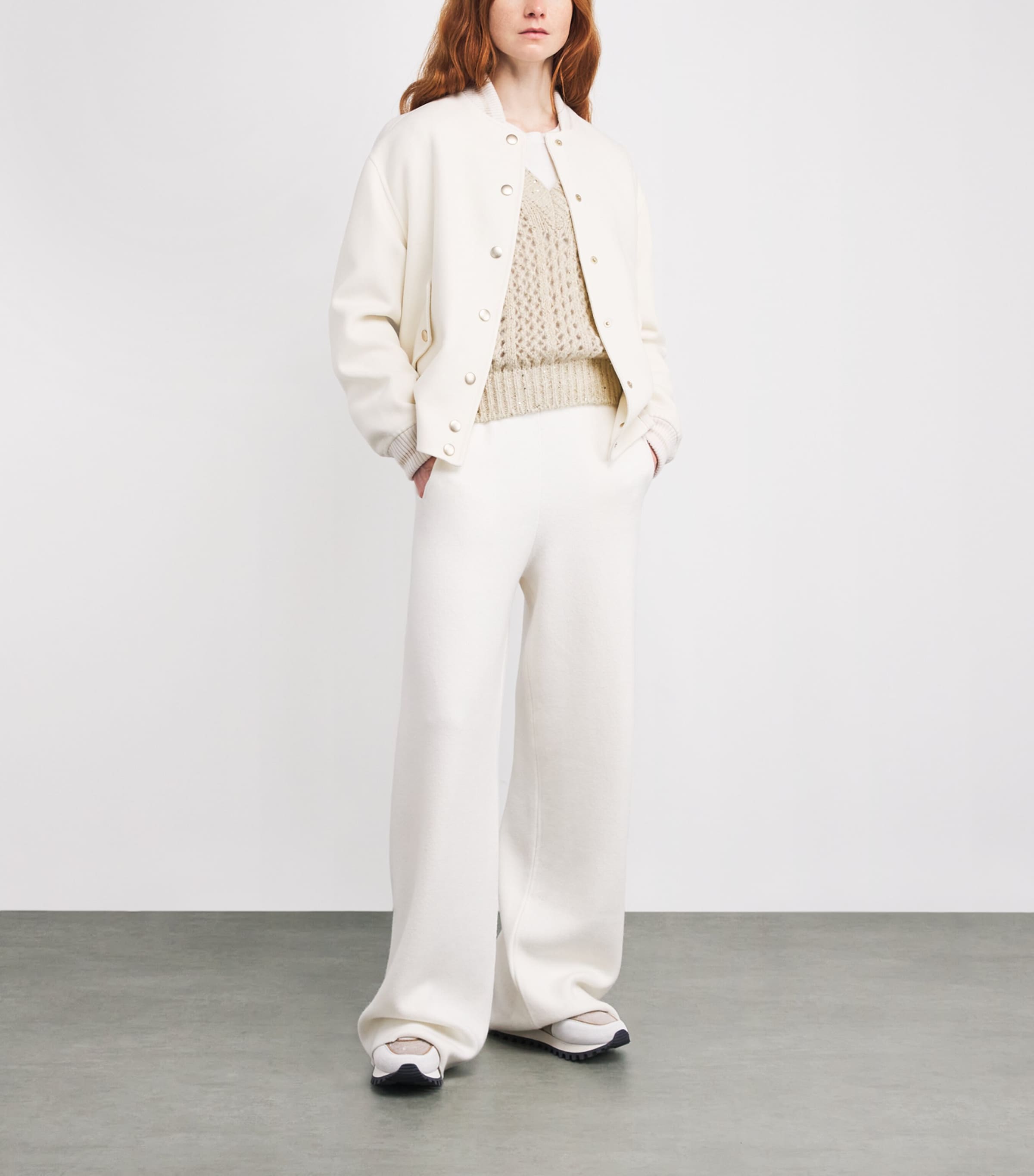 Sequin V-Neck Sweater SABBIA Image 2