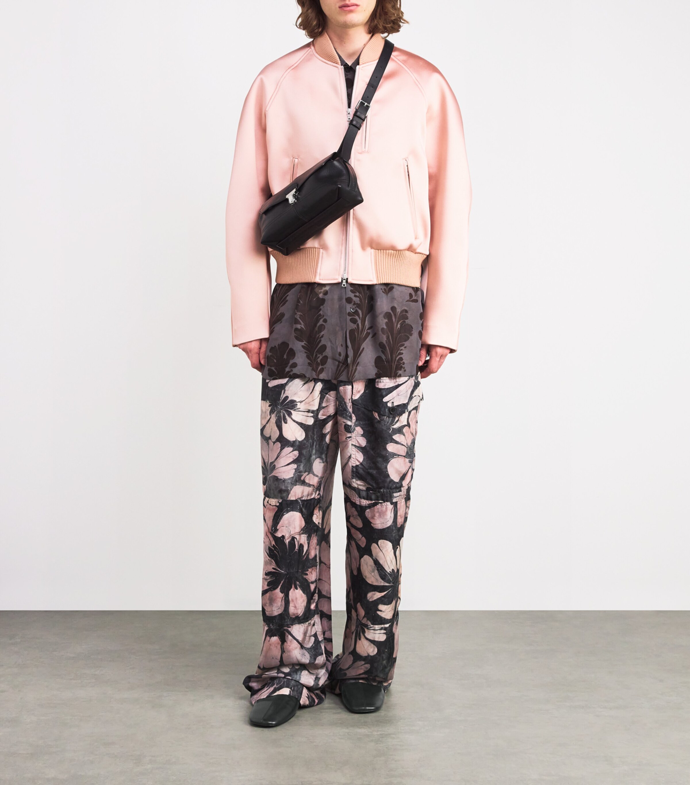 Leather Square-Toe Mules BLACK Image 5