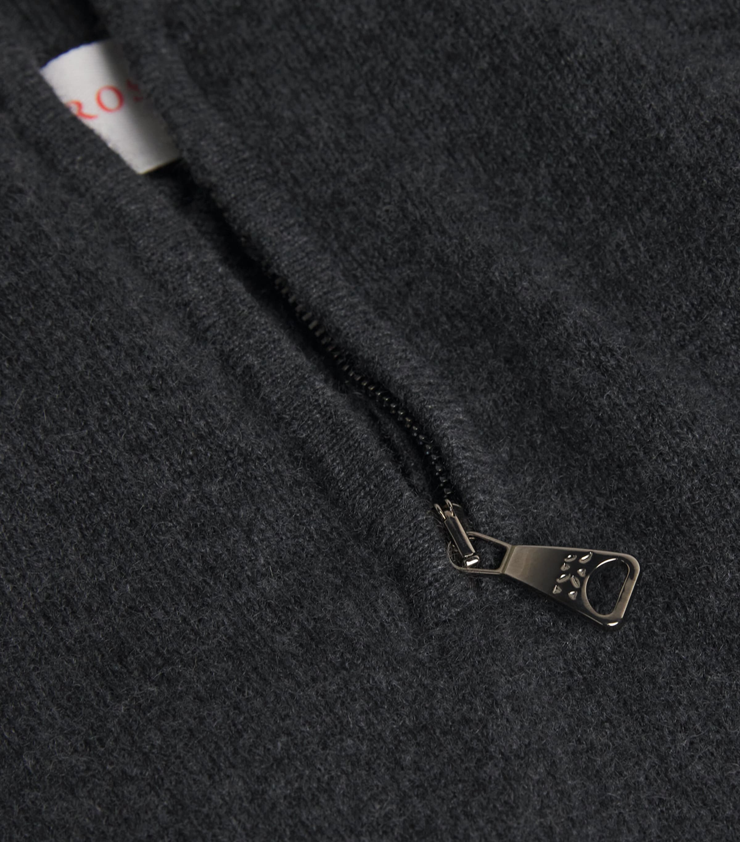 Cashmere Half-Zip Finley Sweater 010CHA Image 5