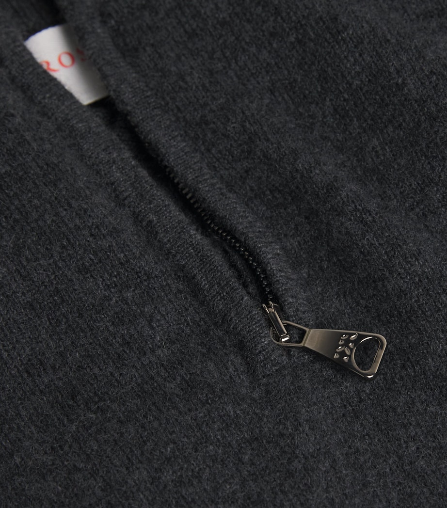 Cashmere Half-Zip Finley Sweater 010CHA Image 5